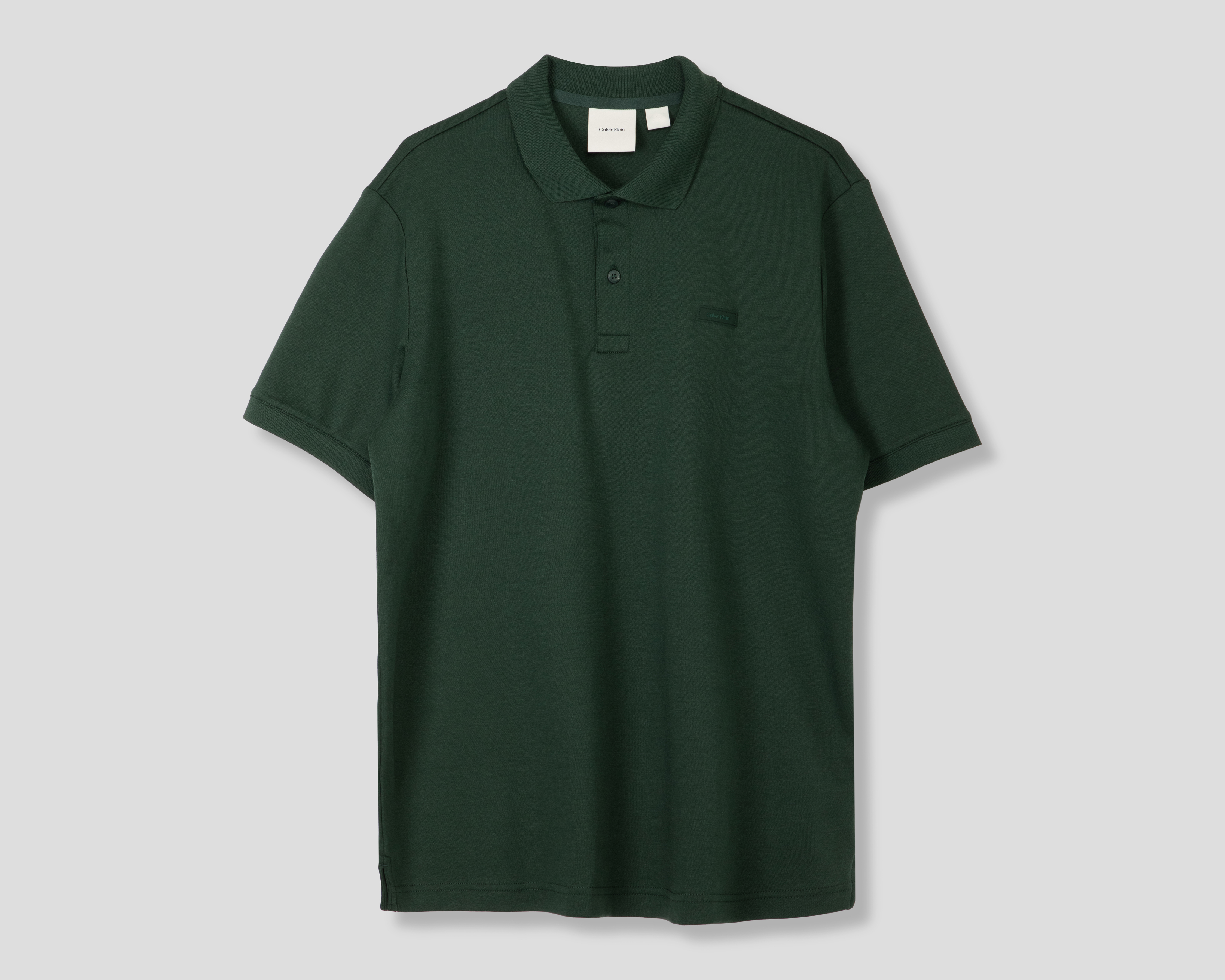 Foto 2 pulgar | Foto 1 | Playera Polo Calvin Klein Verde para Hombre