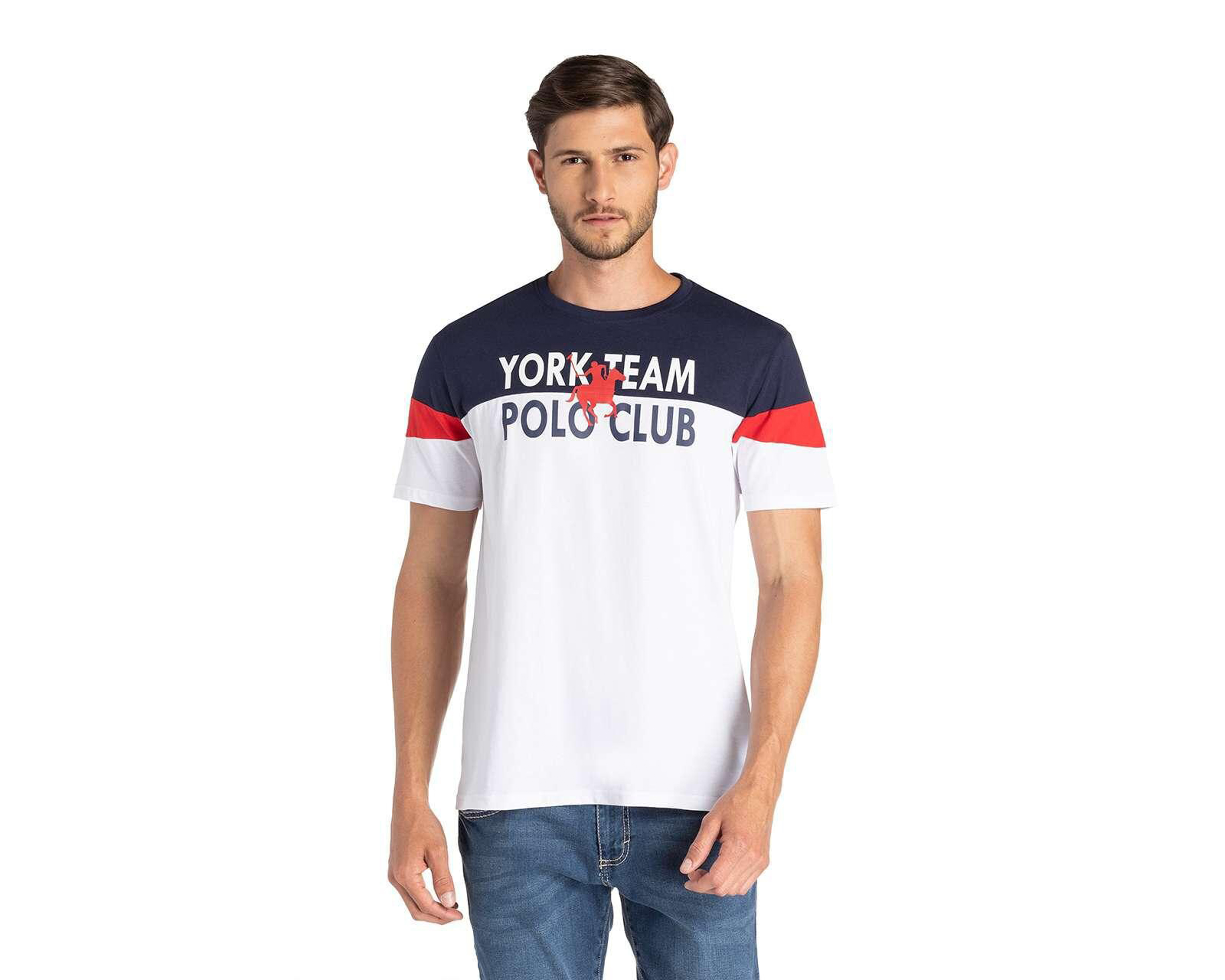 Playera York Team Polo Club Cuello Redondo