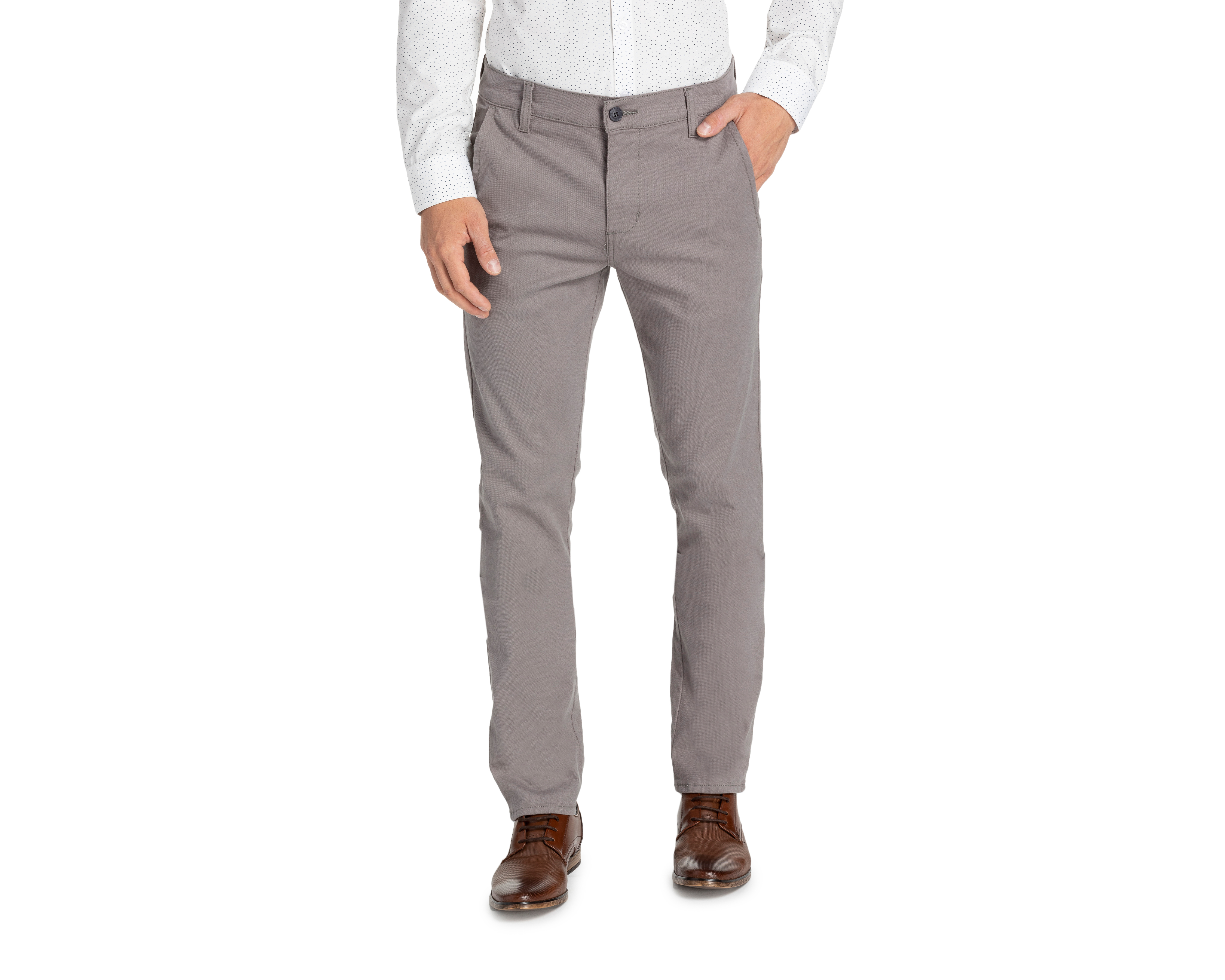Pantalón de Gabardina Oggi Slim Fit