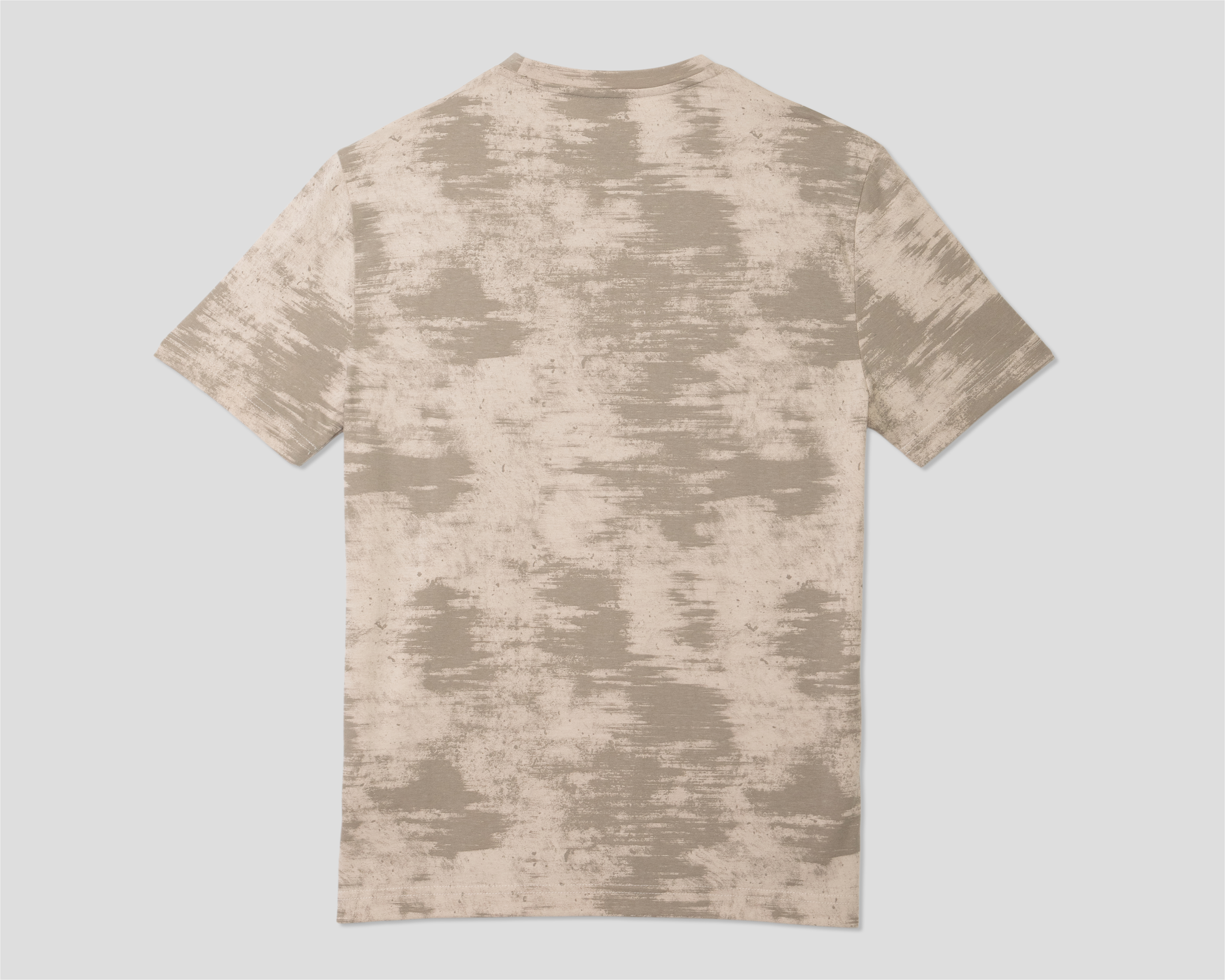 Foto 3 pulgar | Foto 2 | Playera de Cuello Redondo Beige Calvin Klein para Hombre