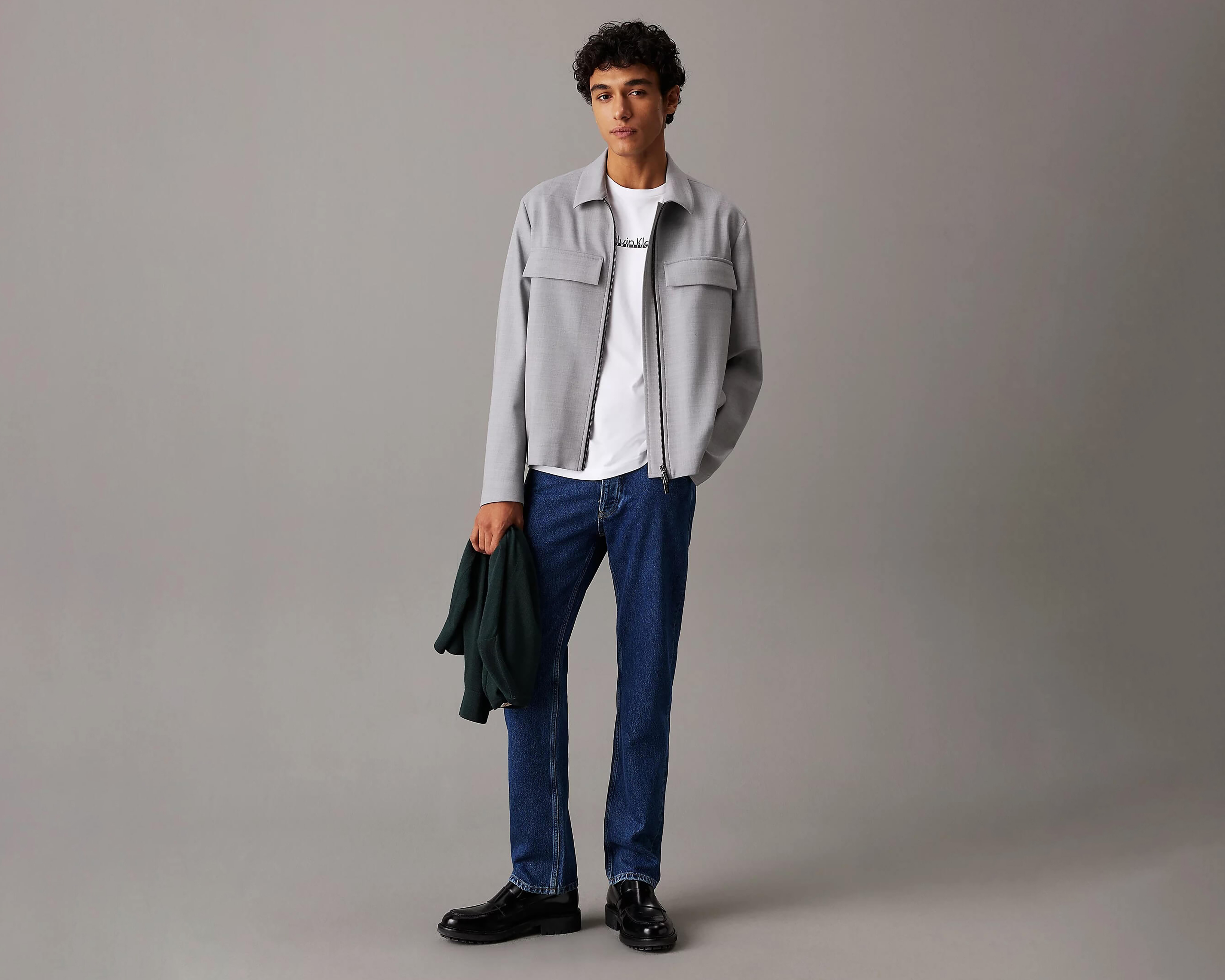 Foto 5 pulgar | Foto 4 | Playera de Cuello Redondo Blanca Calvin Klein para Hombre