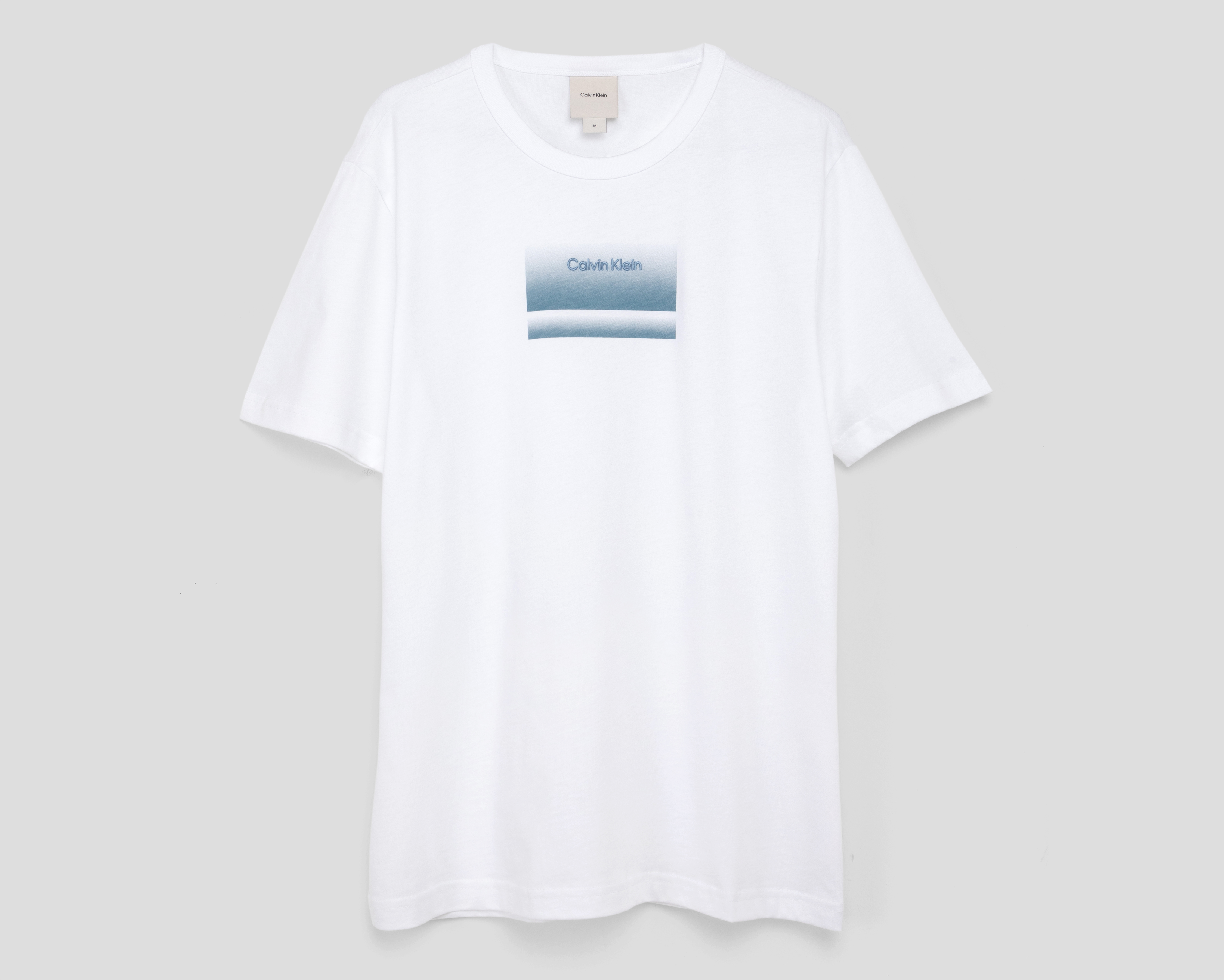 Playera de Cuello Redondo Blanca Calvin Klein para Hombre