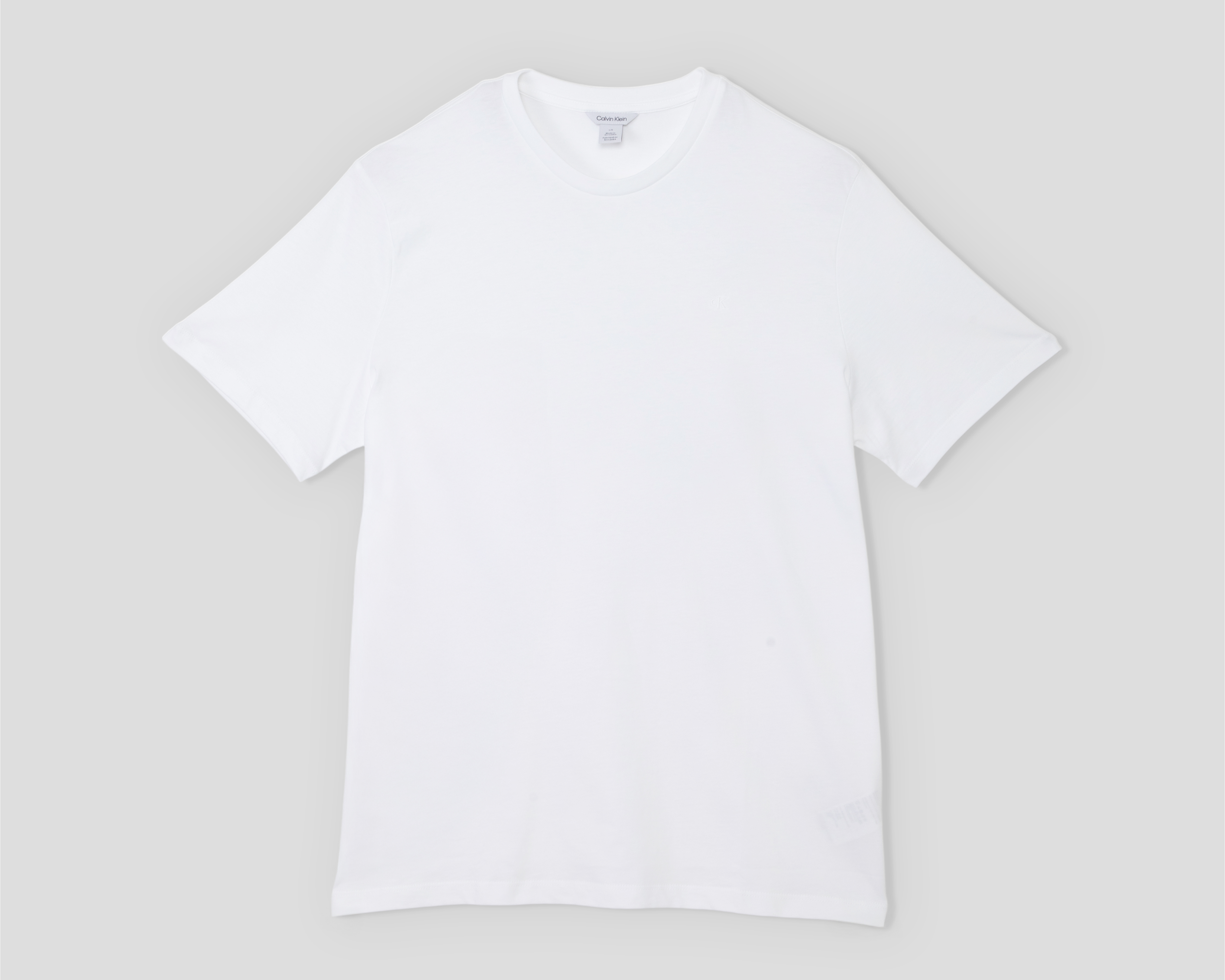 Playera de Cuello Redondo Blanca Calvin Klein para Hombre