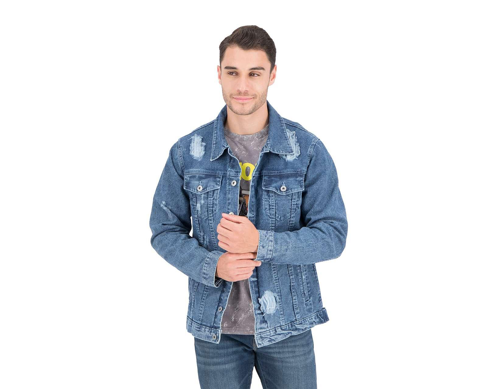 Chamarra Refill Trucker de Mezclilla