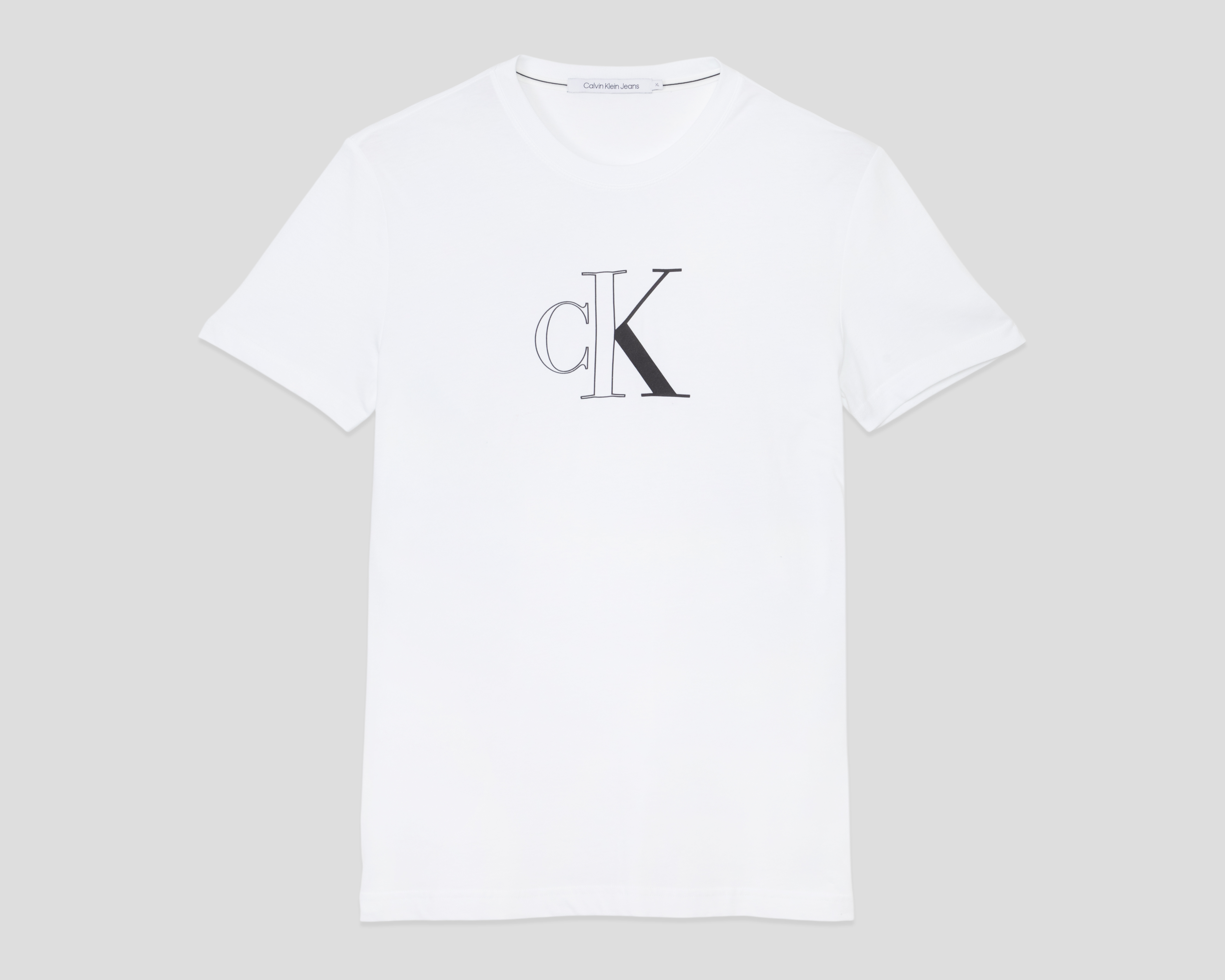 Foto 1 | Foto 1 | Playera de Cuello Redondo Blanca Calvin Klein para Hombre