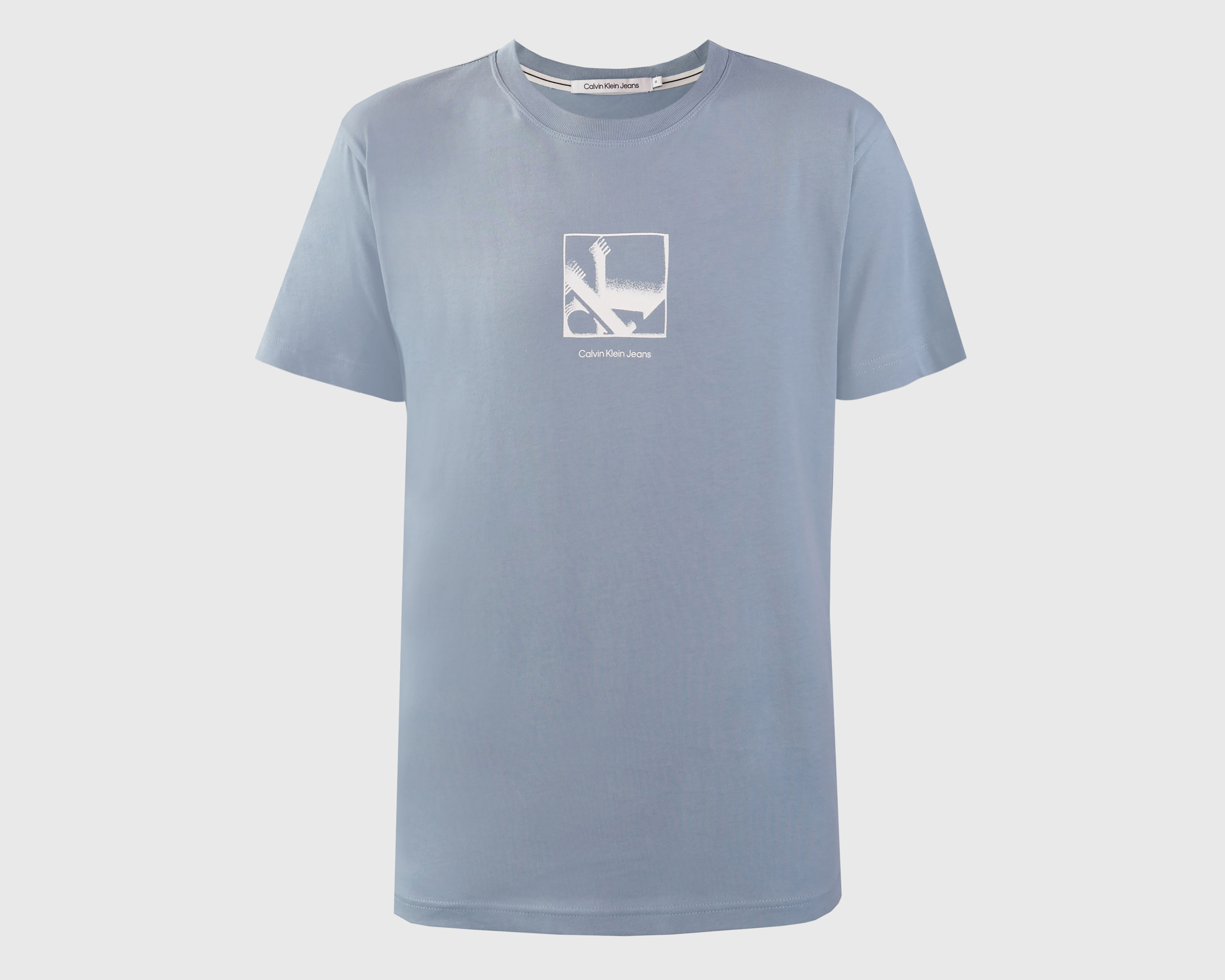 Foto 6 pulgar | Foto 5 | Playera de Cuello Redondo Azul Calvin Klein para Hombre