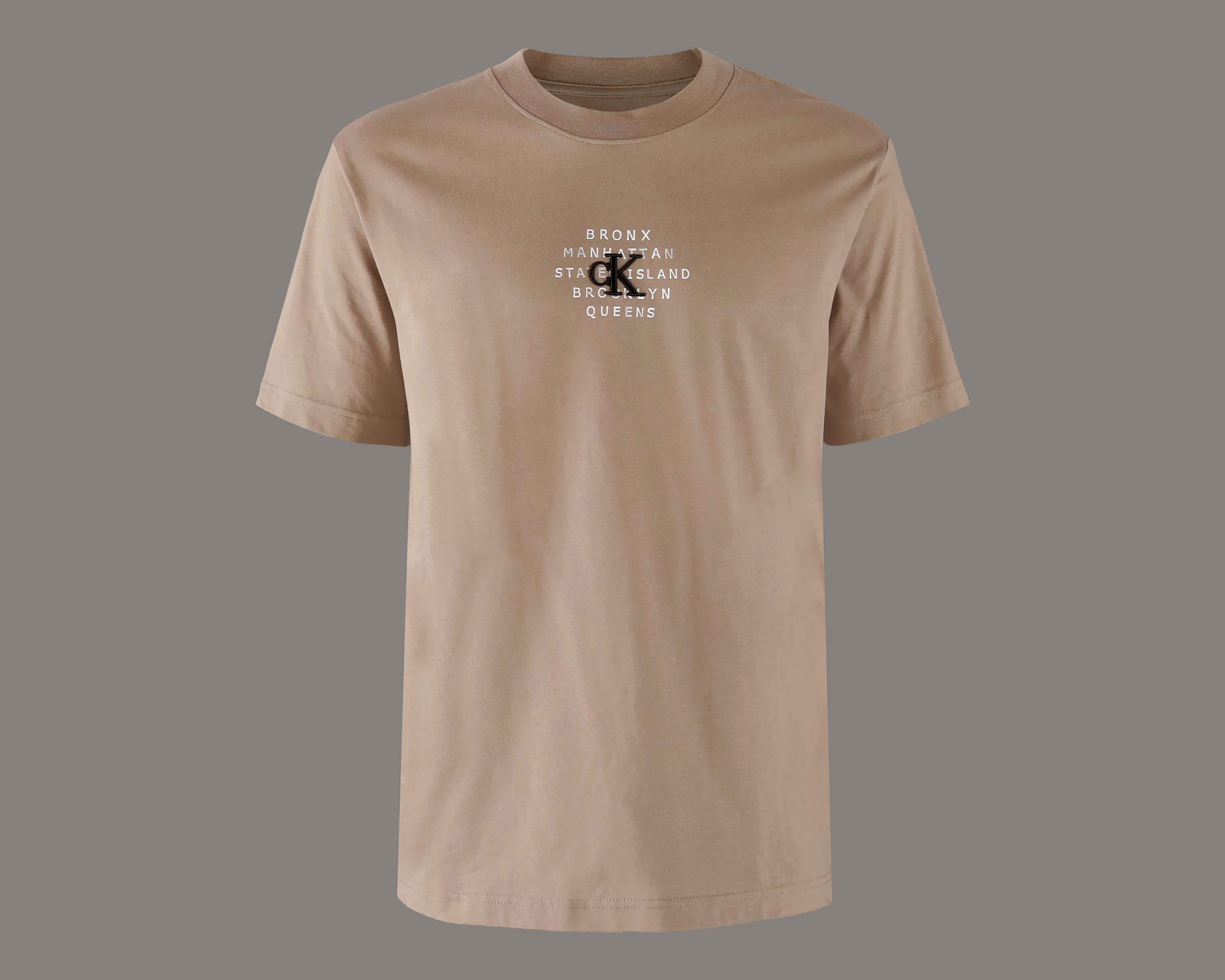 Foto 5 | Foto 5 | Playera de Cuello Redondo Café Calvin Klein para Hombre