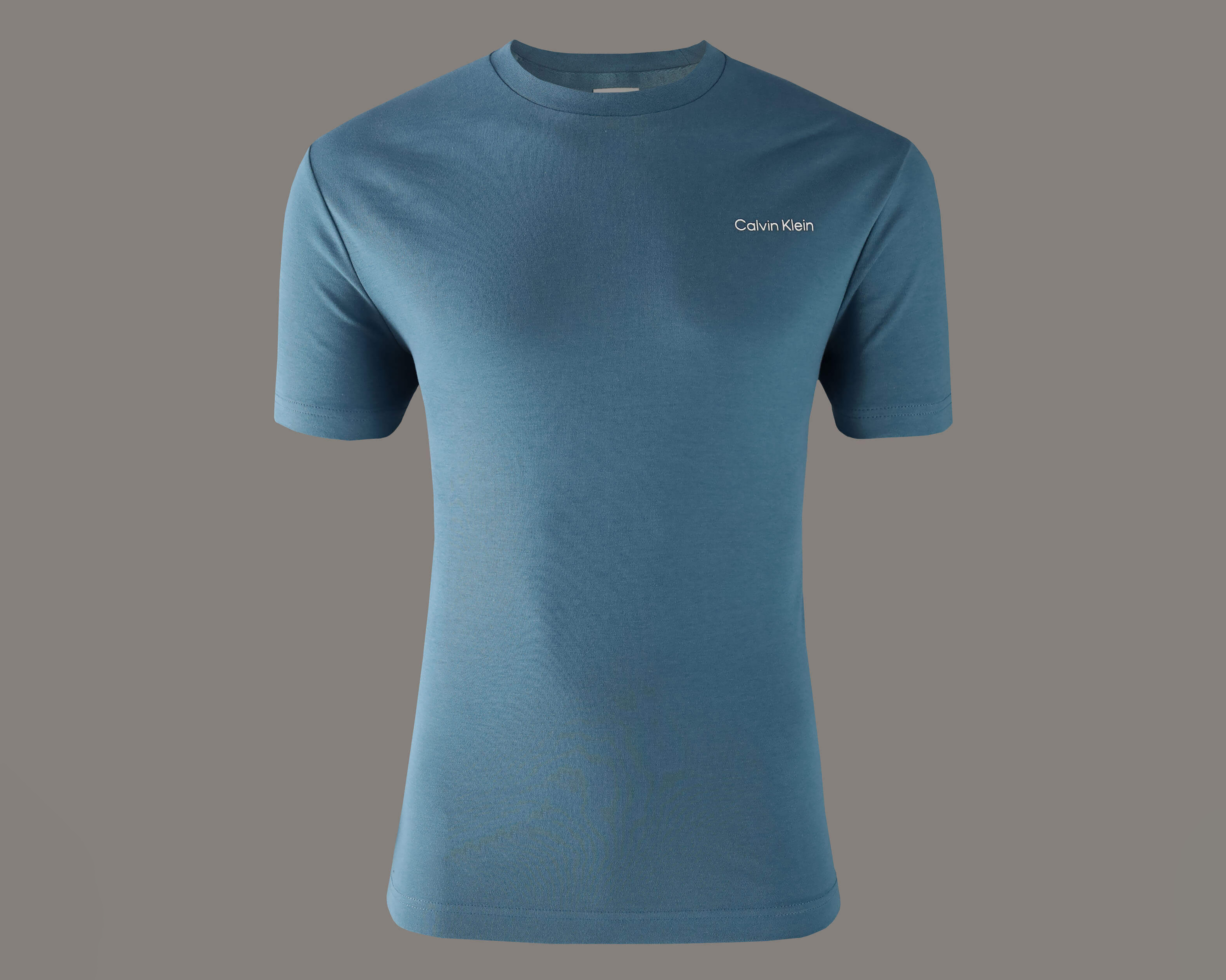 Foto 6 pulgar | Foto 5 | Playera de Cuello Redondo Azul Calvin Klein para Hombre