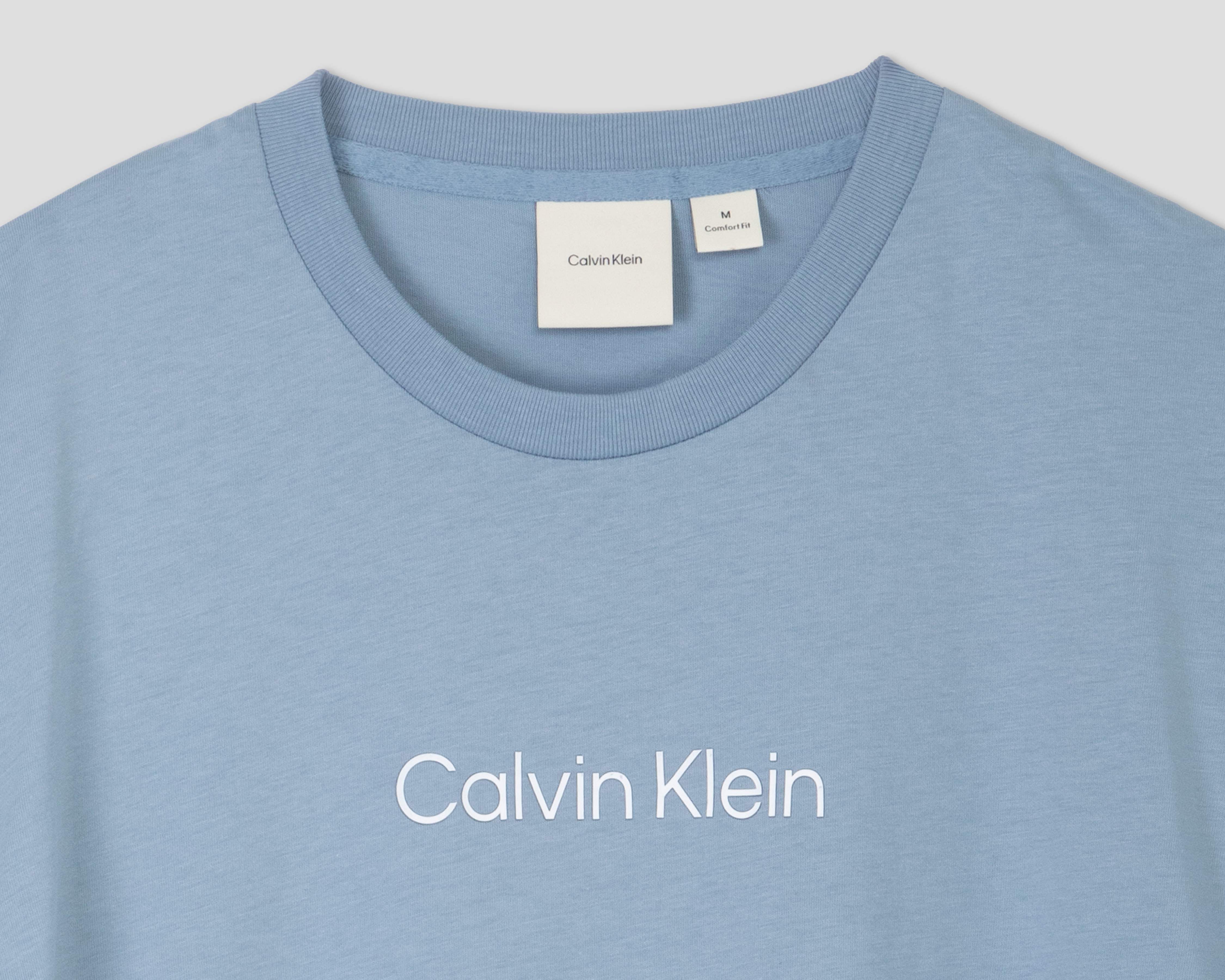 Foto 3 | Foto 3 | Playera de Cuello Redondo Azul Calvin Klein para Hombre