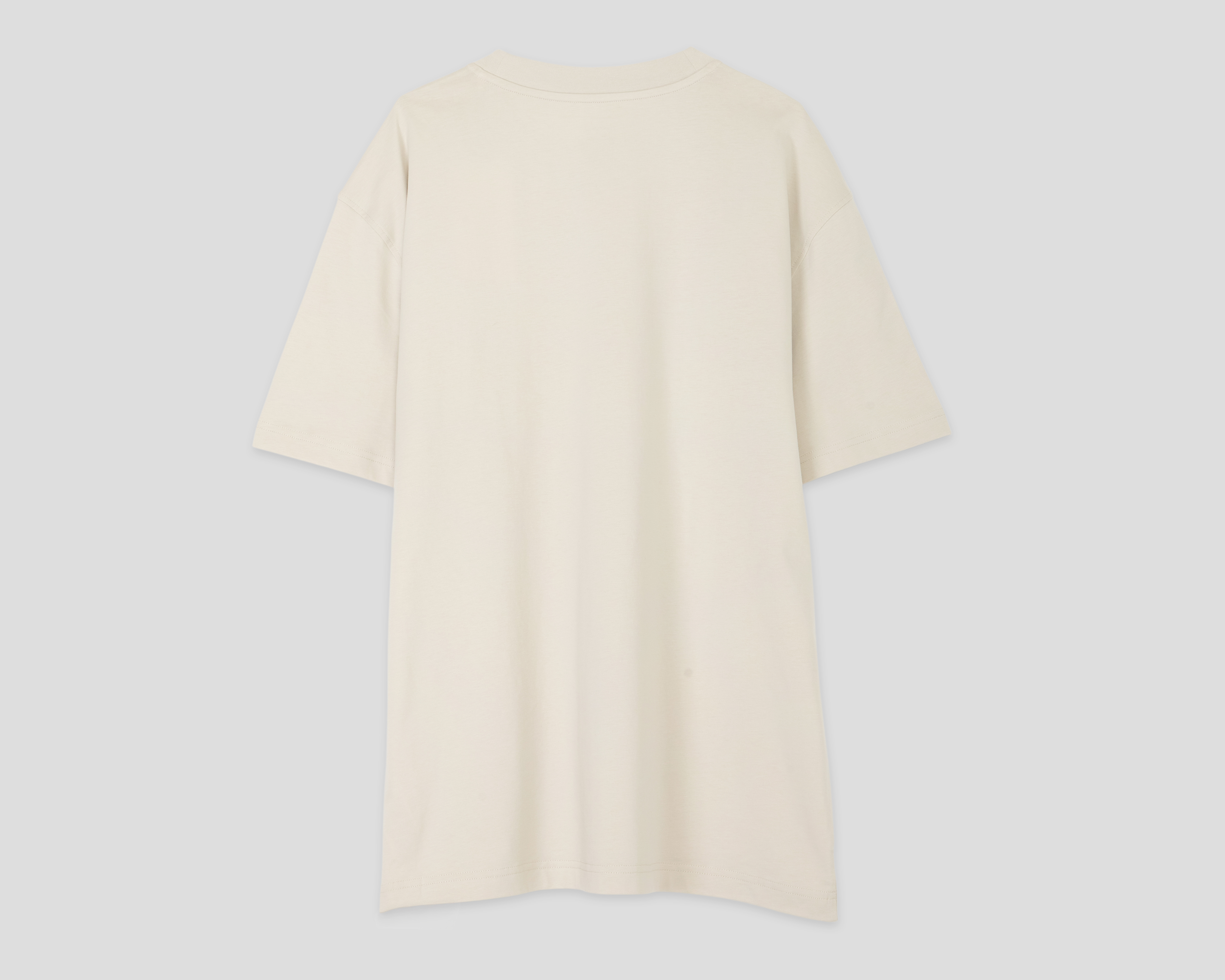 Foto 3 pulgar | Foto 2 | Playera de Cuello Redondo Beige Calvin Klein para Hombre