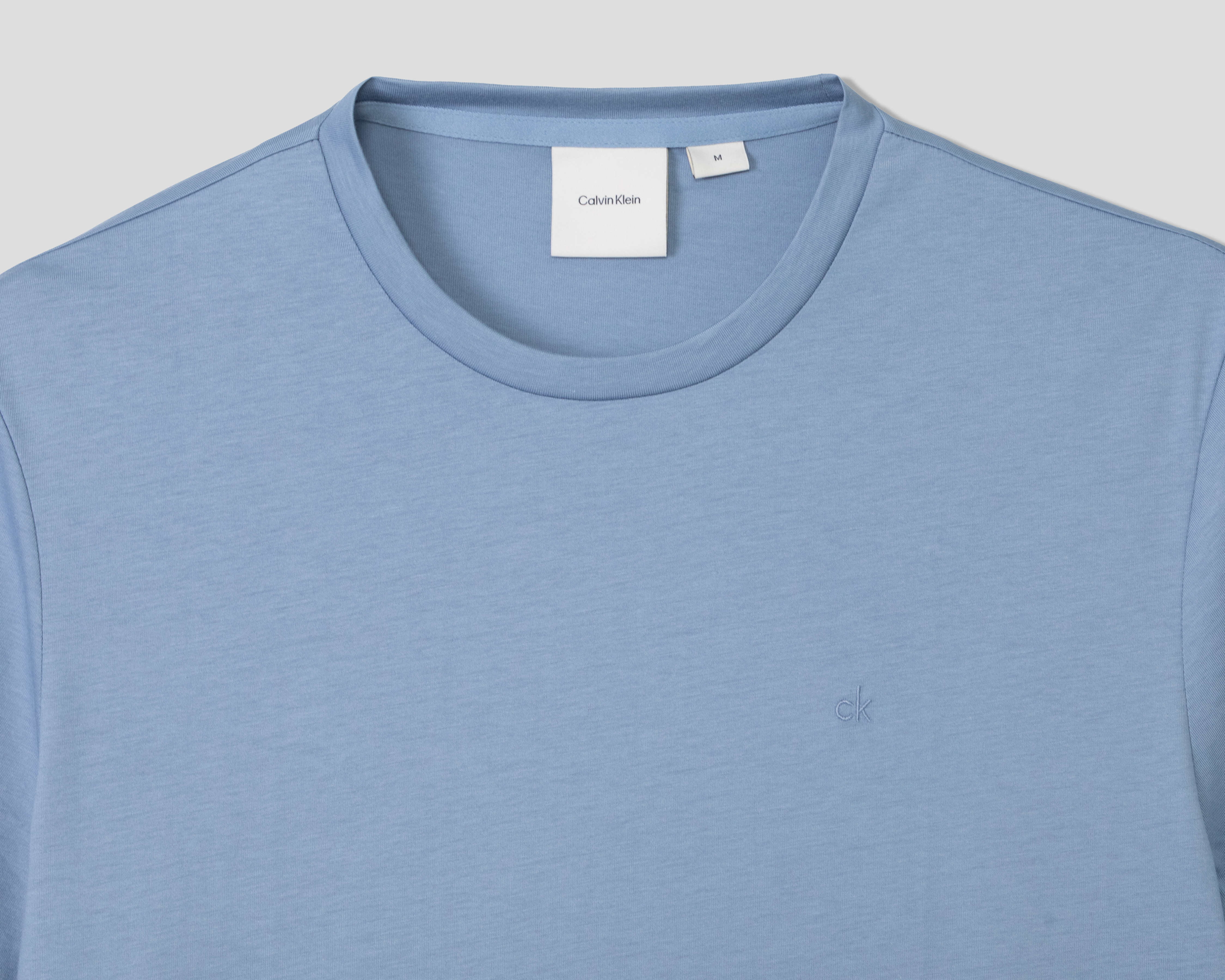 Foto 3 | Foto 3 | Playera de Cuello Redondo Azul Calvin Klein para Hombre