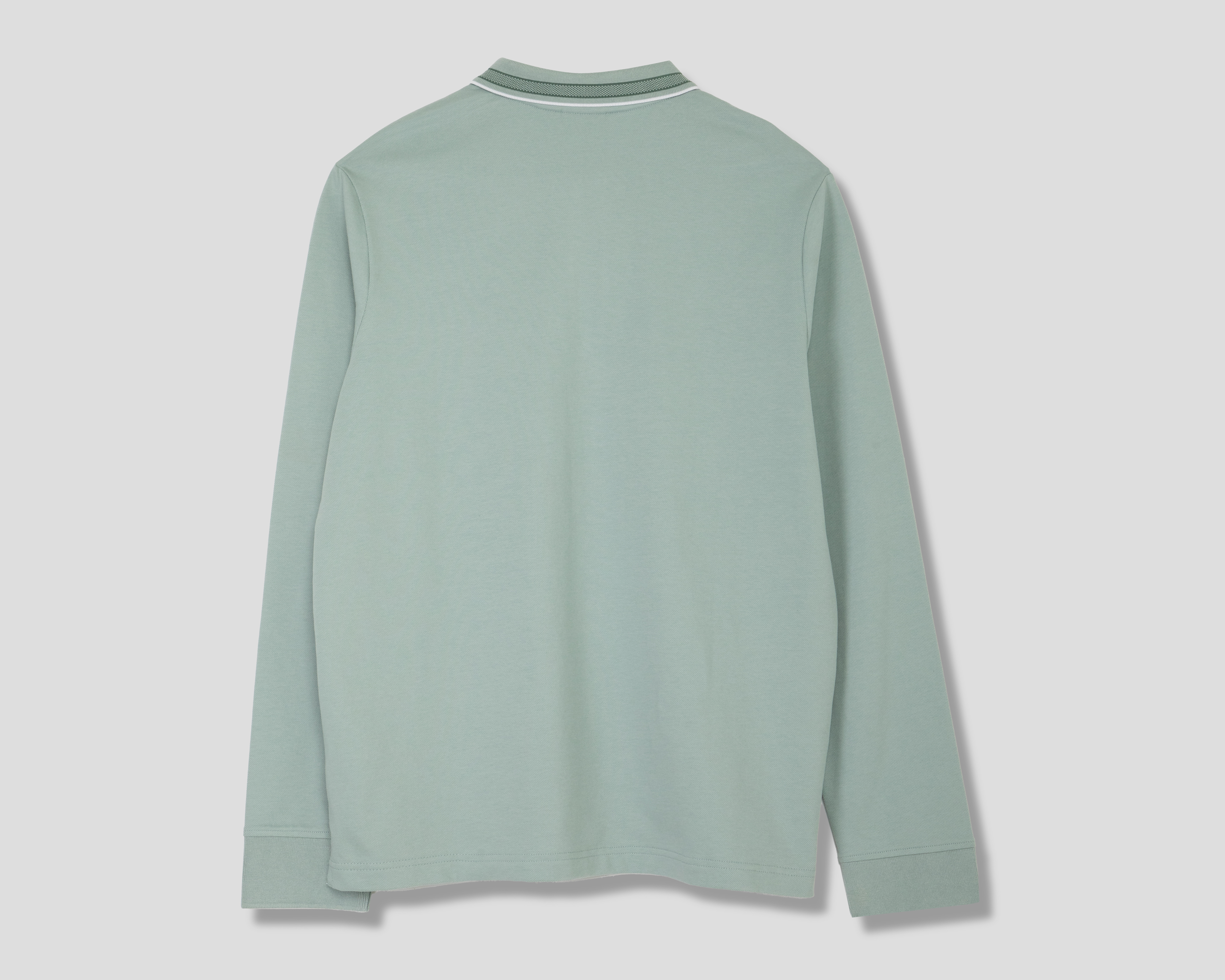 Foto 2 | Foto 2 | Playera Polo Calvin Klein Manga Larga Verde para Hombre