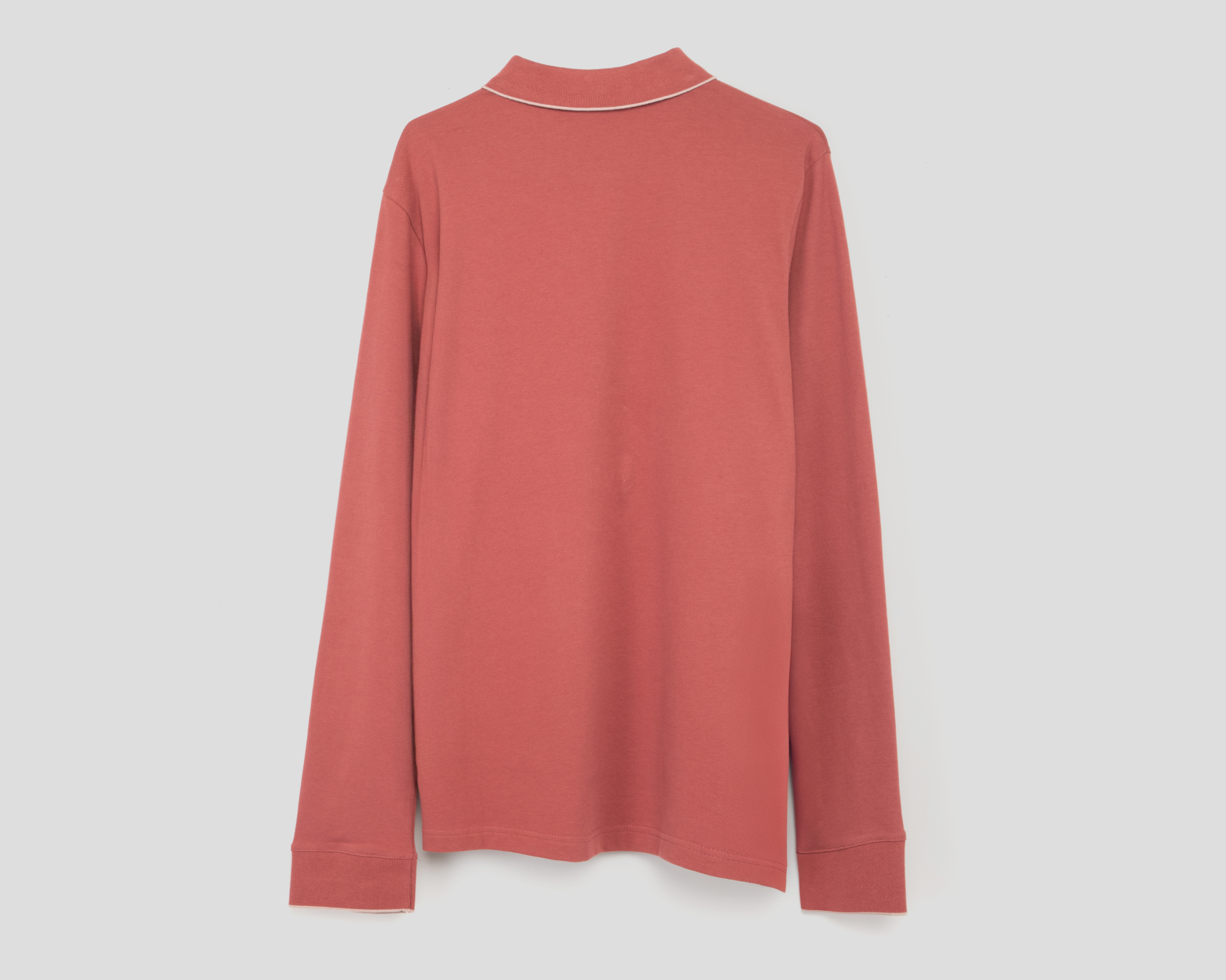 Foto 2 | Foto 2 | Playera Polo Calvin Klein Manga Larga Rojo para Hombre