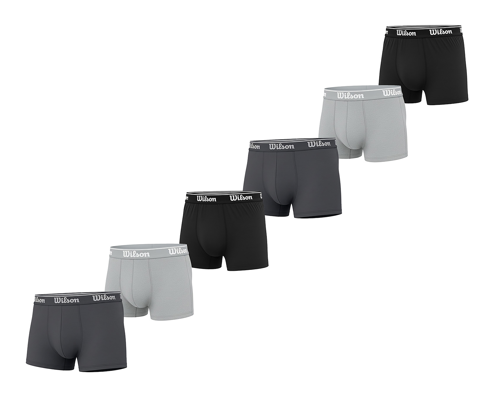Bóxer Corto Wilson para Hombre 6 Piezas