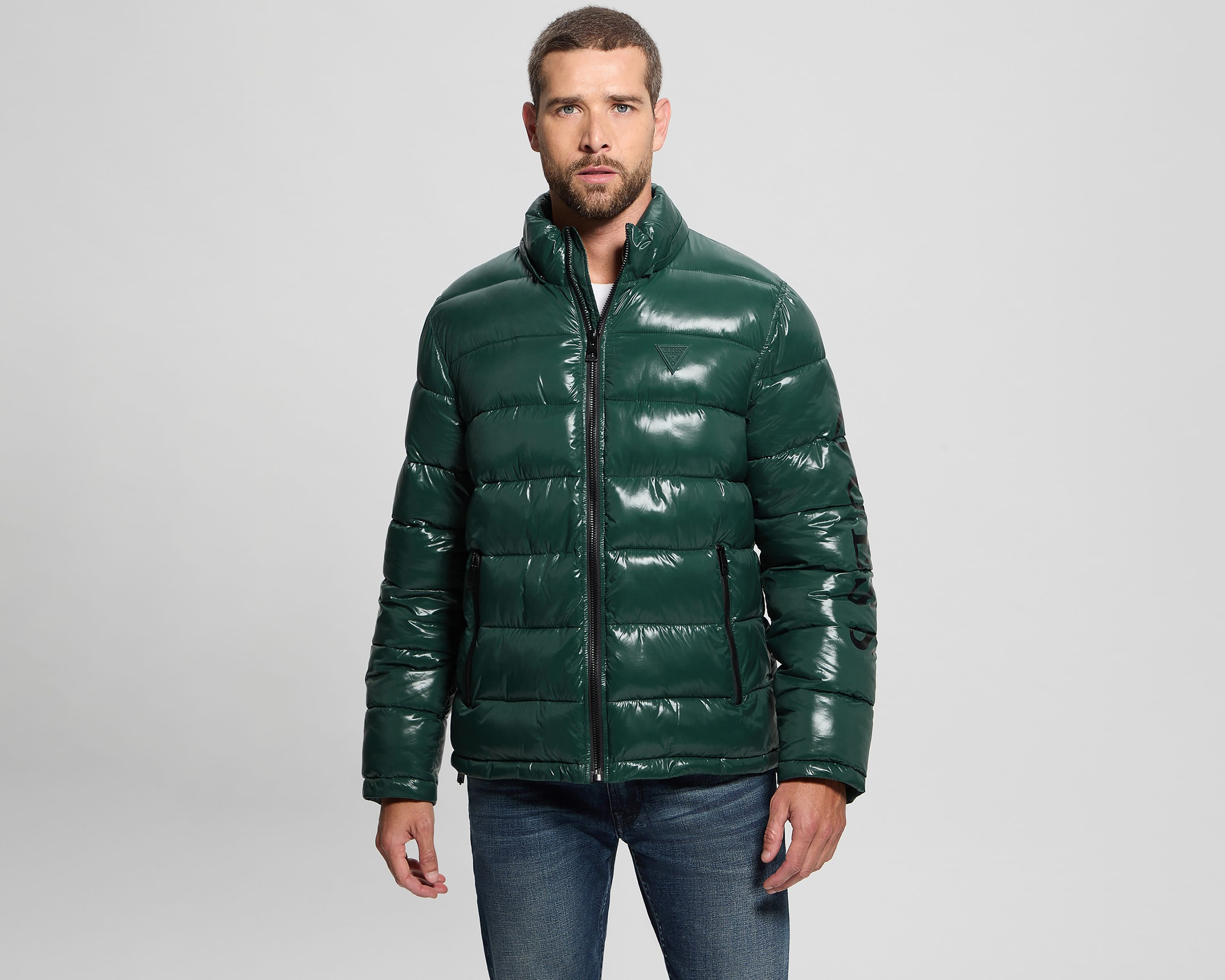 Foto 4 | Foto 4 | Chamarra Capitonada Guess para Hombre