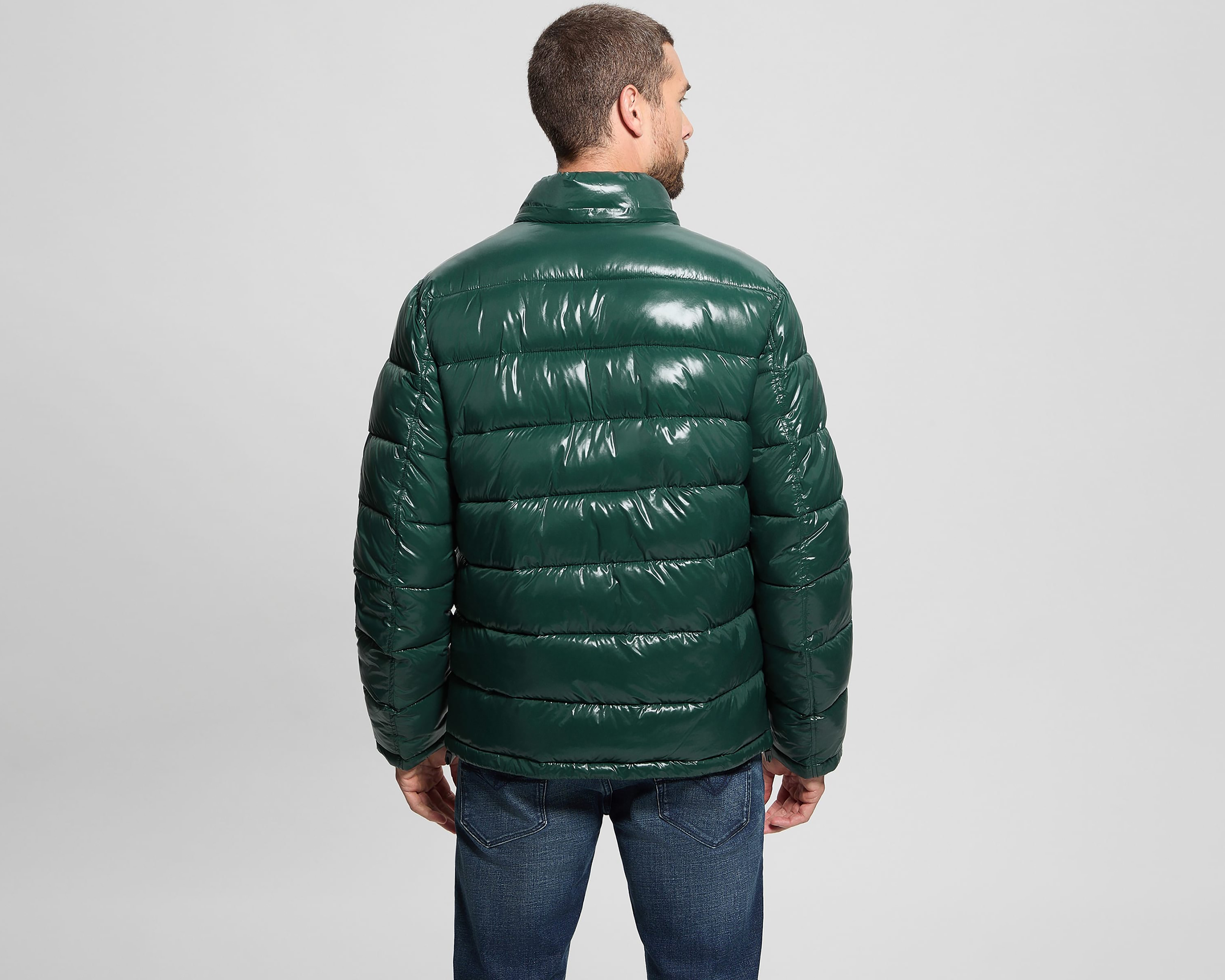 Foto 5 | Foto 5 | Chamarra Capitonada Guess para Hombre