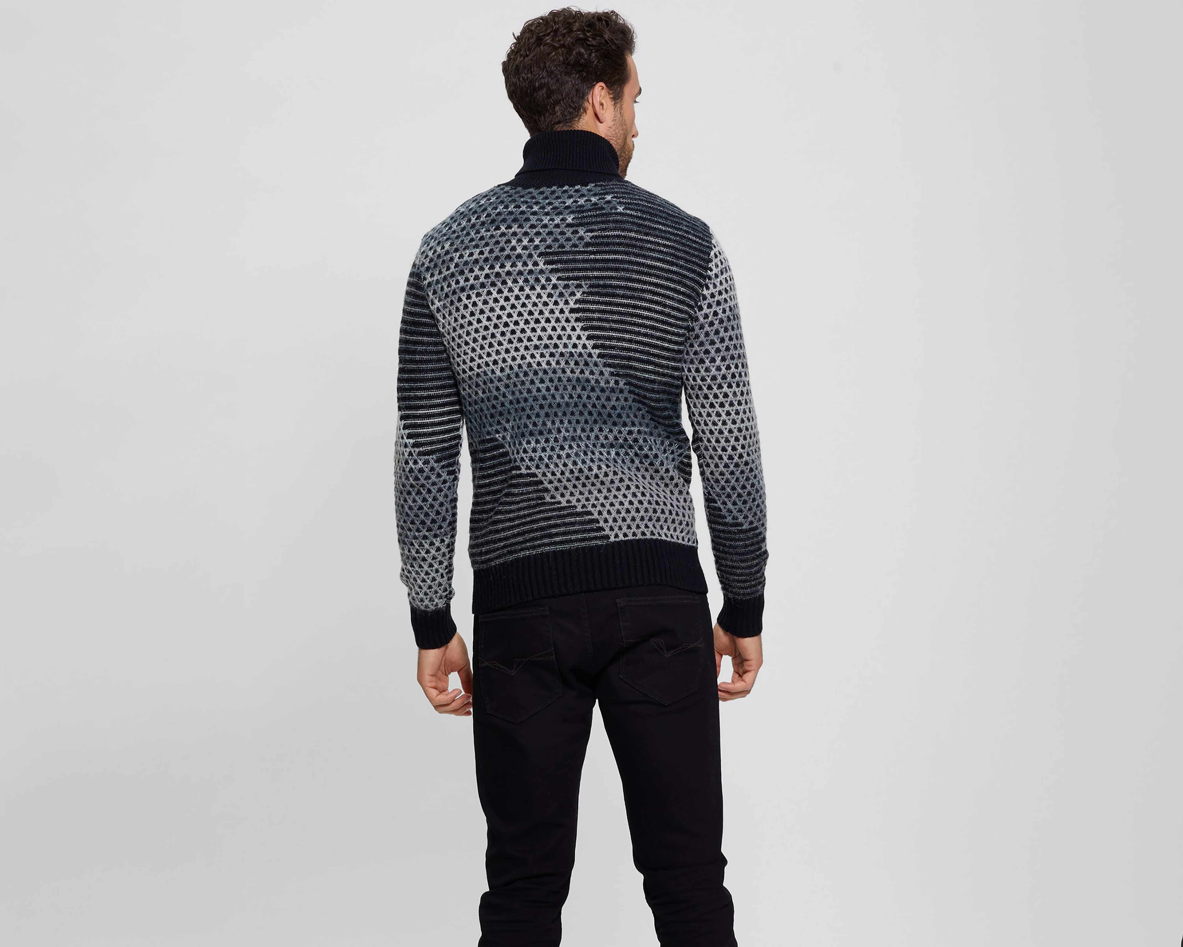 Foto 3 | Foto 3 | Suéter Cuello de Tortuga Guess para Hombre