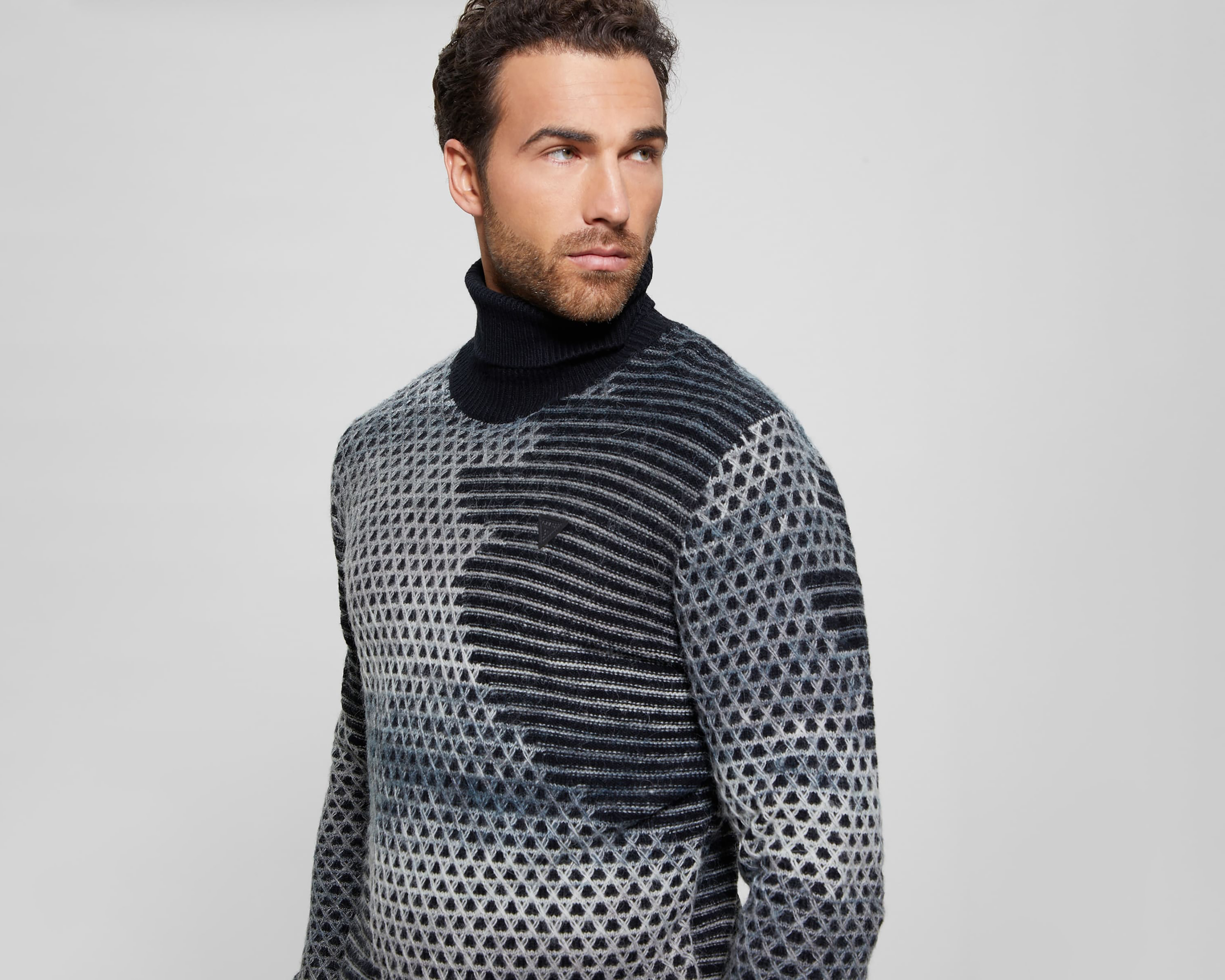 Foto 4 | Foto 4 | Suéter Cuello de Tortuga Guess para Hombre