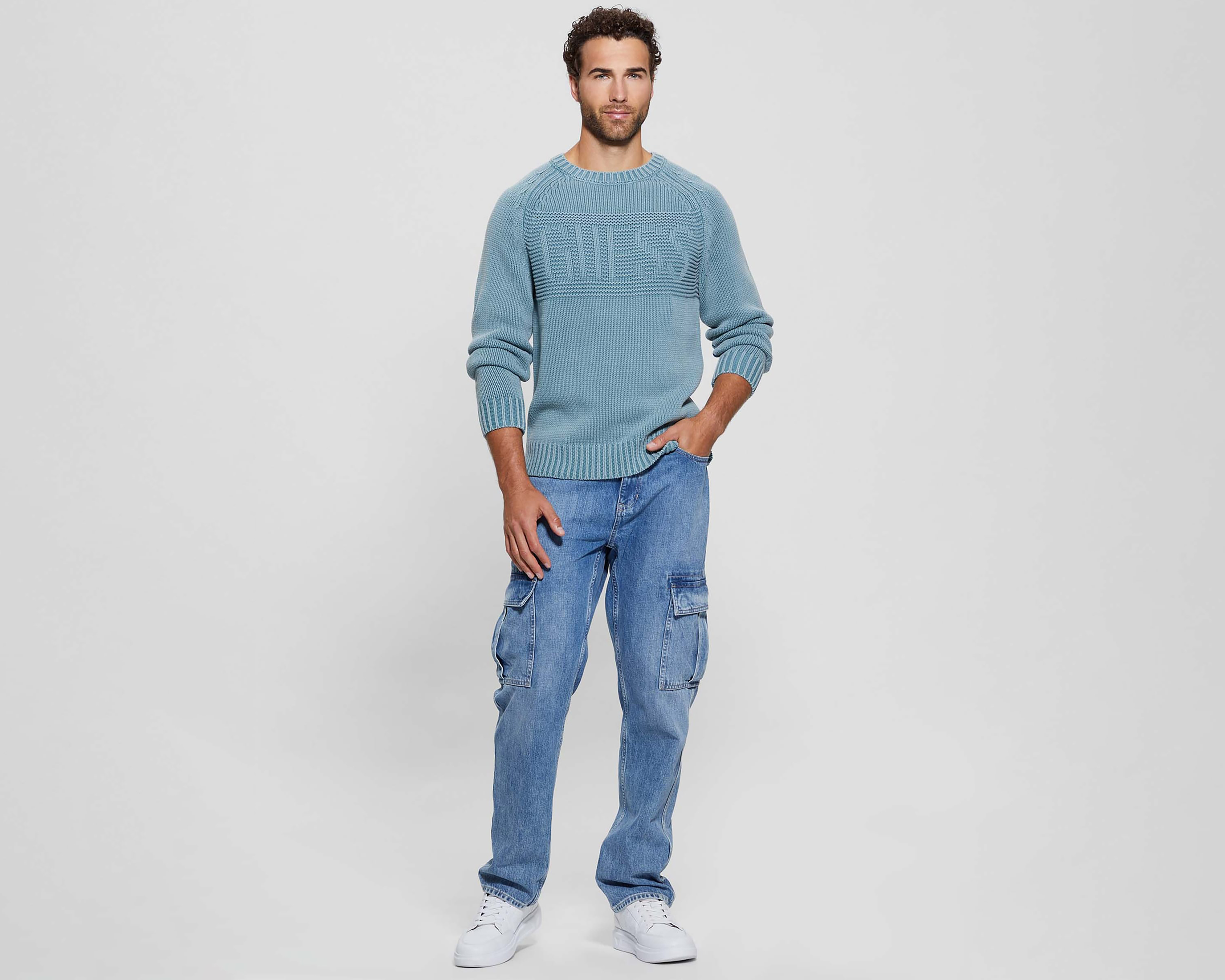 Foto 2 | Foto 2 | Suéter Cuello Redondo Guess para Hombre