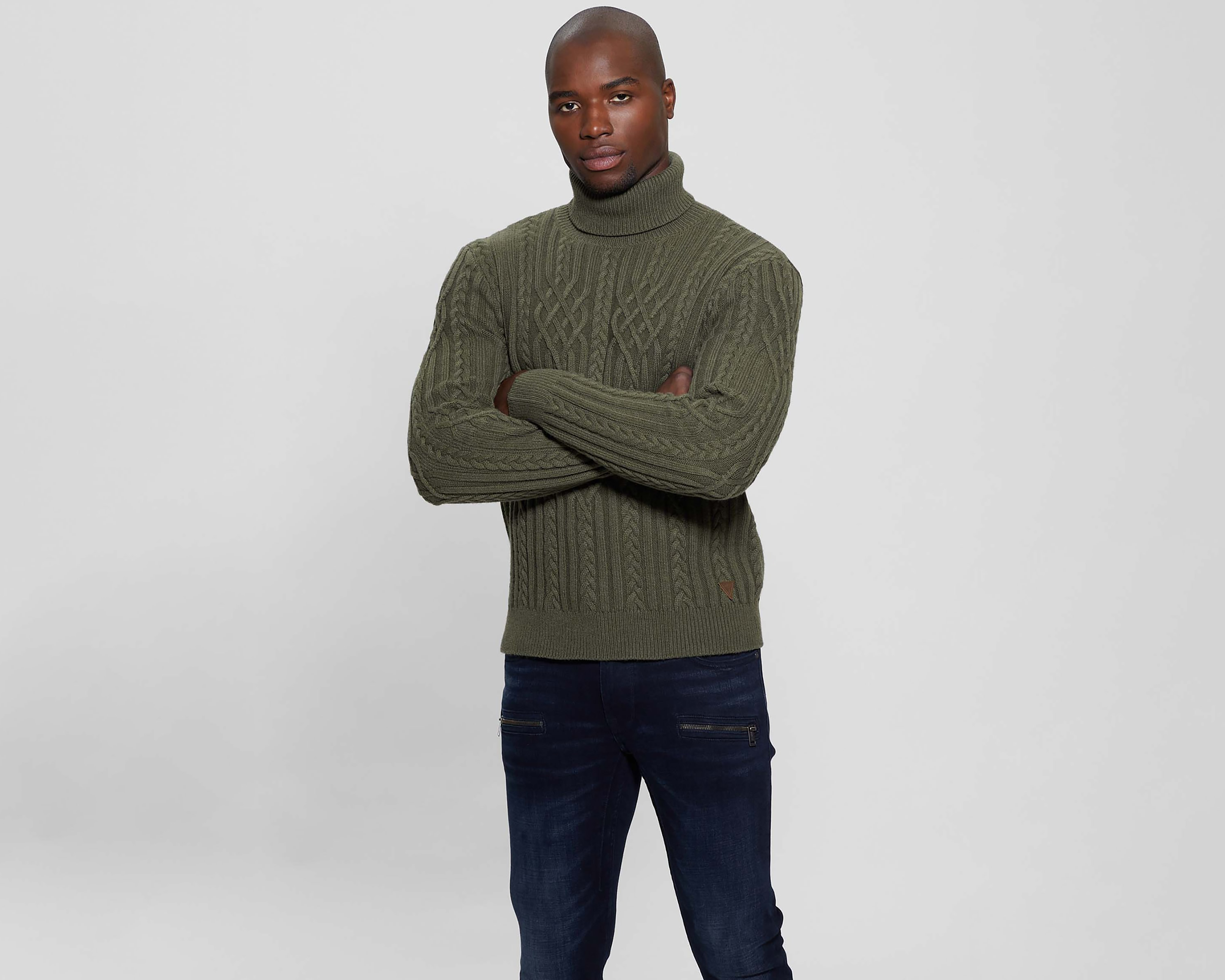 Suéter Cuello de Tortuga Guess para Hombre