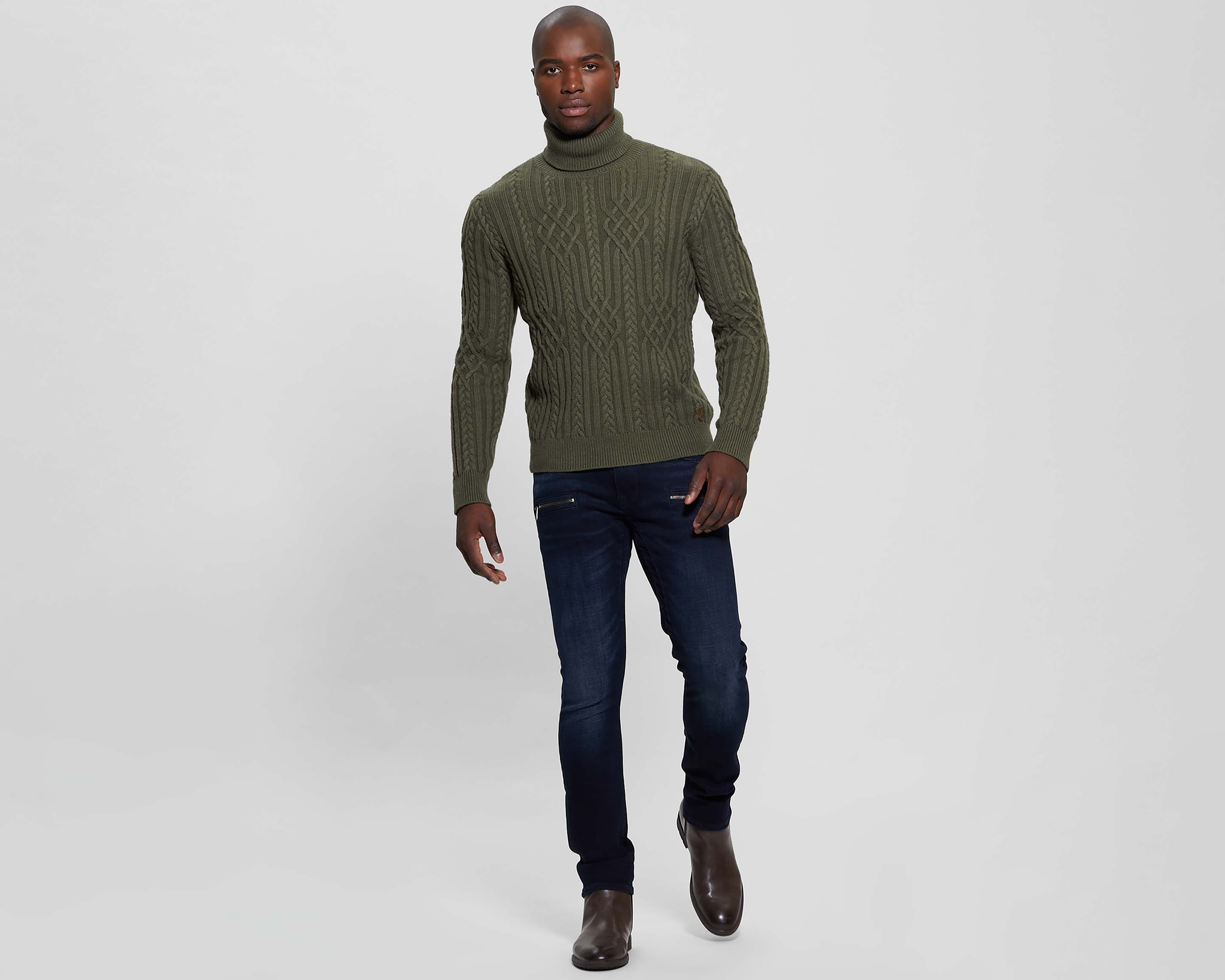 Foto 2 | Foto 2 | Suéter Cuello de Tortuga Guess para Hombre