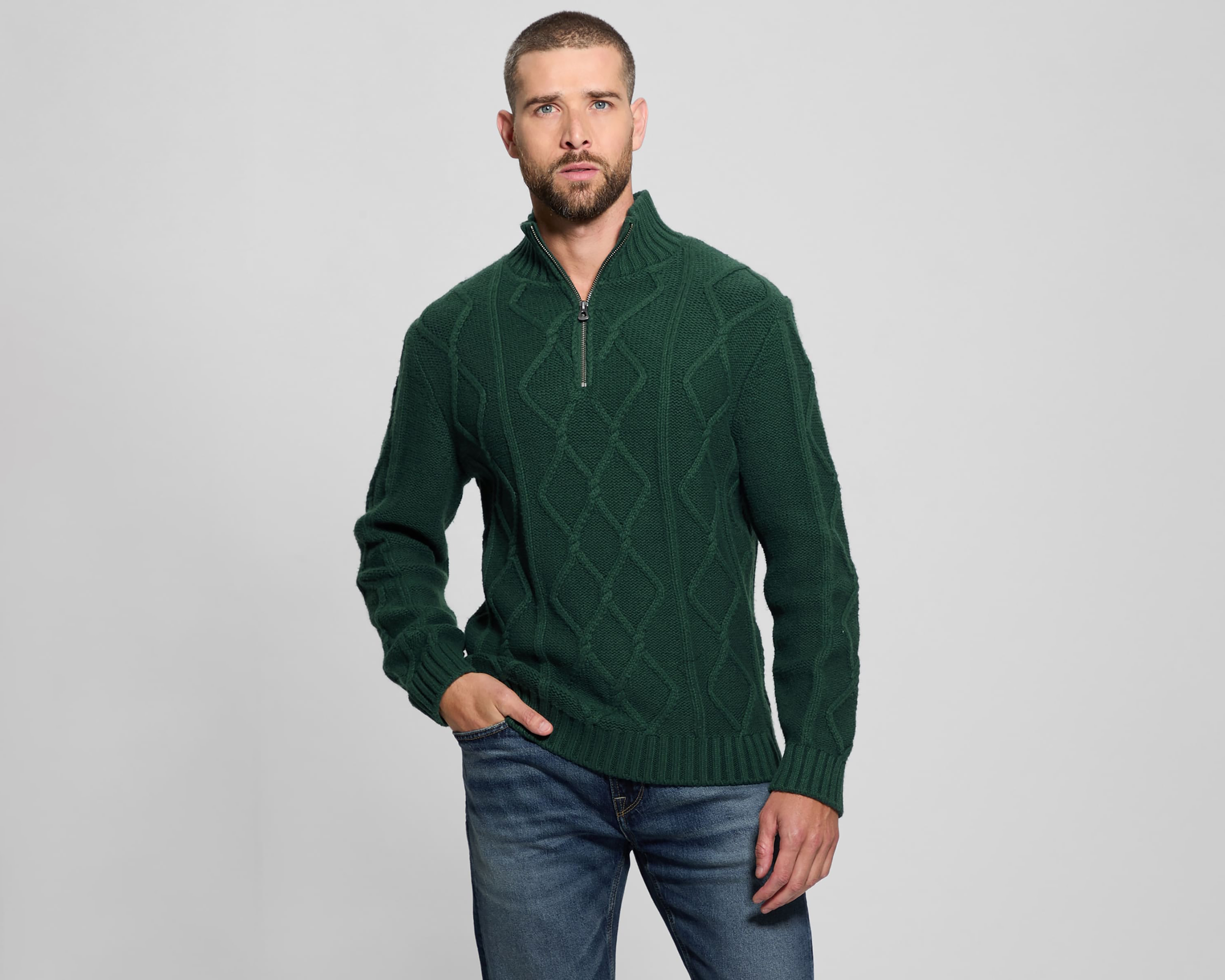 Foto 1 | Foto 1 | Suéter Cuello Alto Guess para Hombre