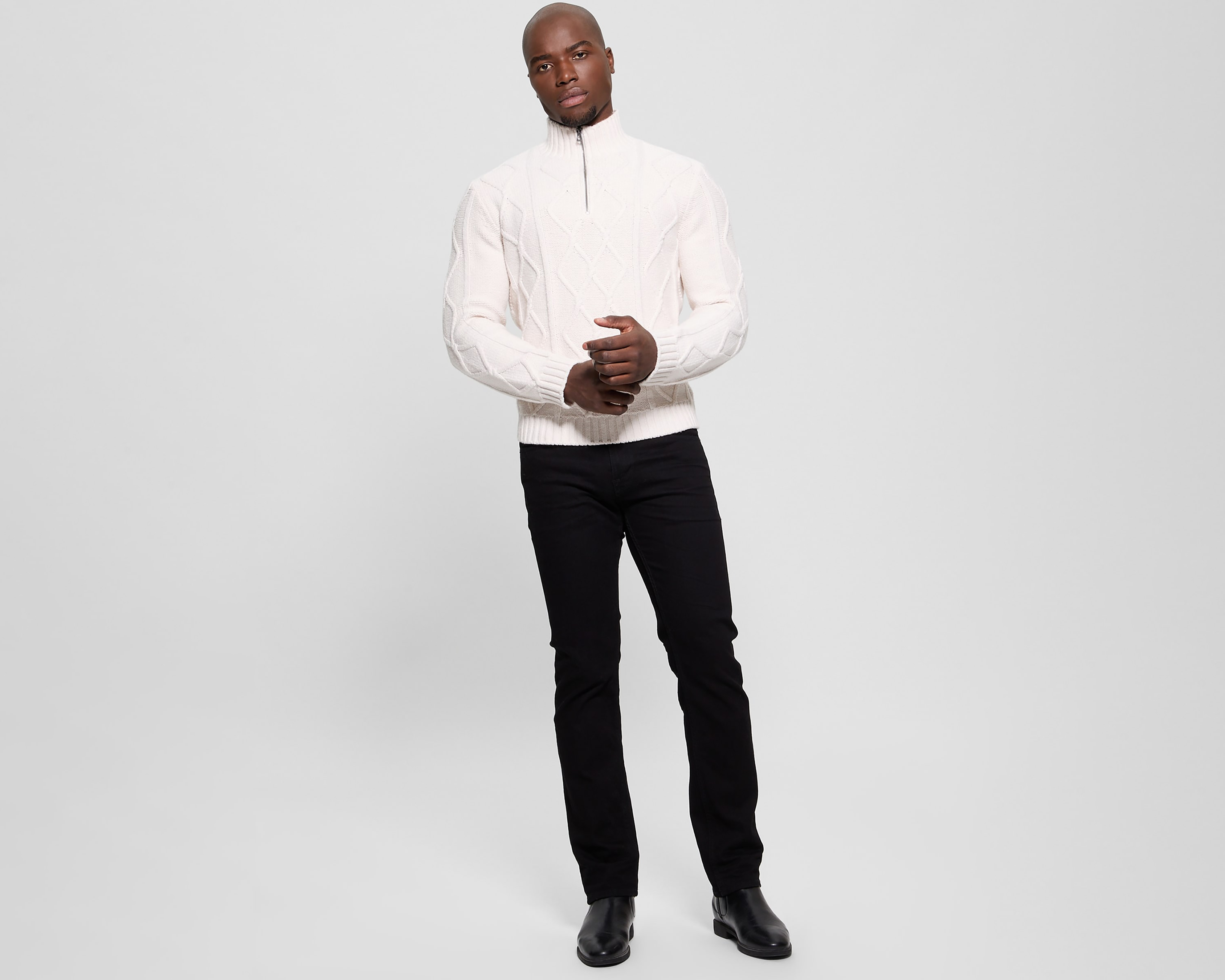 Foto 2 | Foto 2 | Suéter Cuello Alto Guess para Hombre