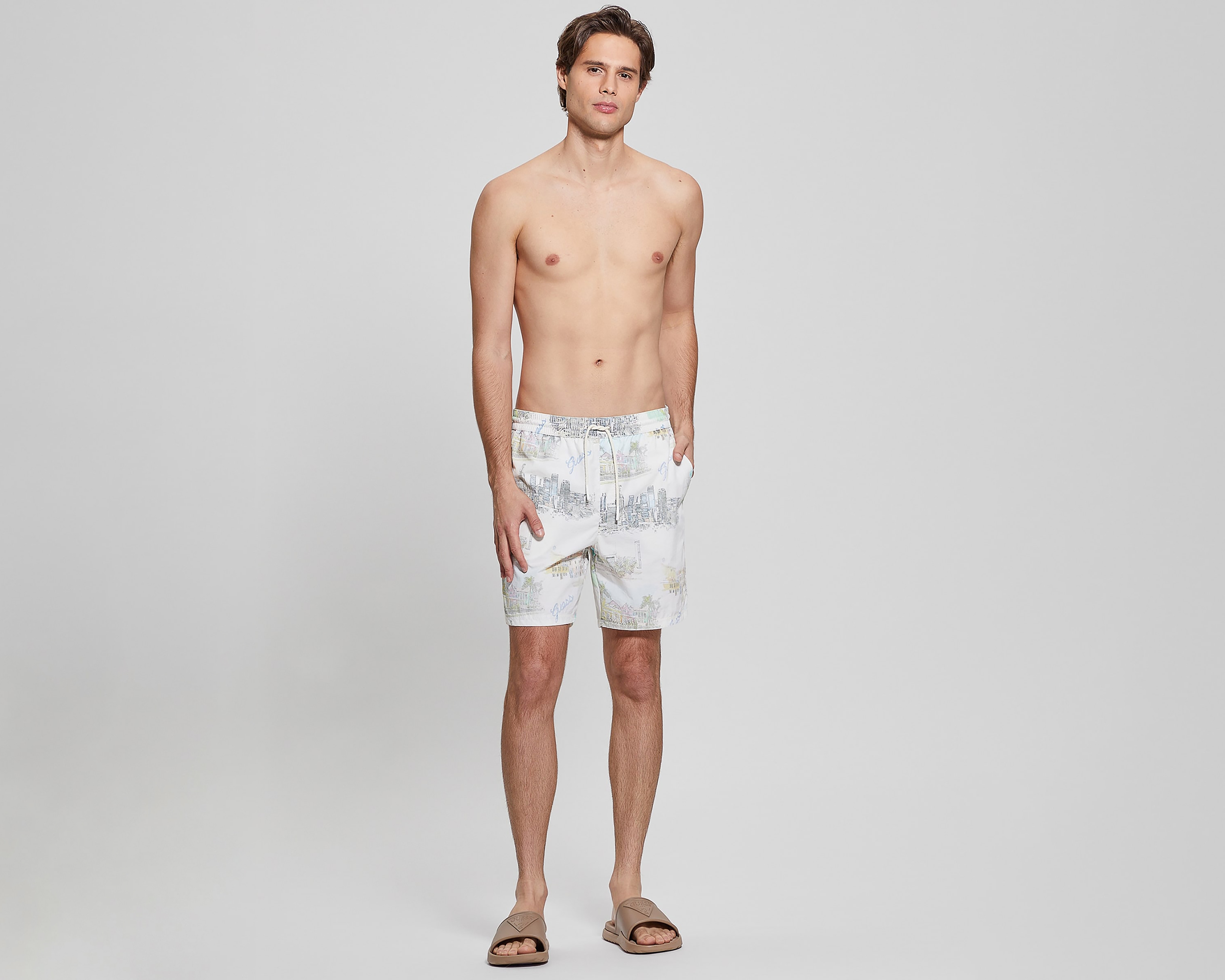 Foto 2 | Foto 2 | Traje de Baño Guess Estampado para Hombre