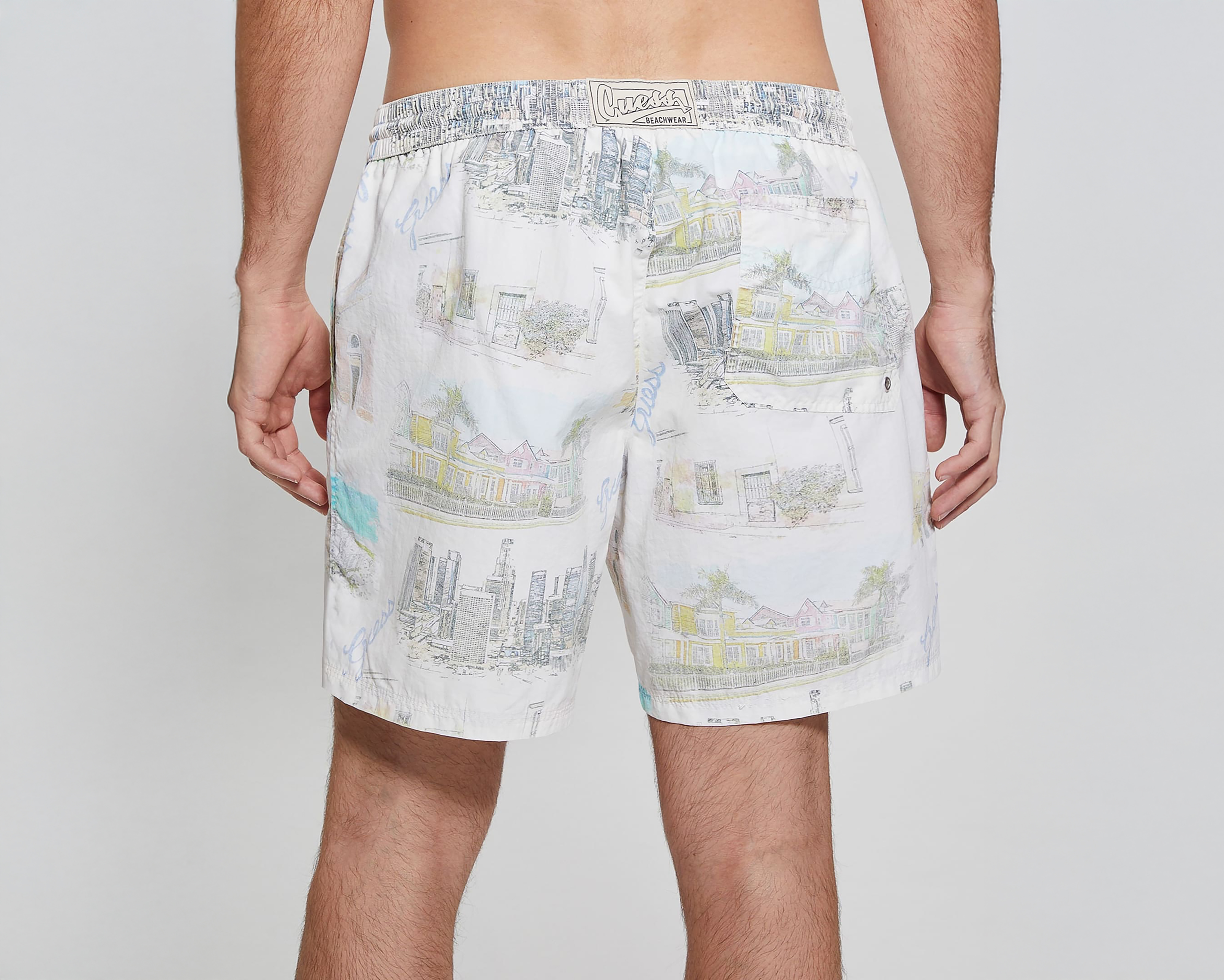 Foto 4 pulgar | Foto 3 | Traje de Baño Guess Estampado para Hombre