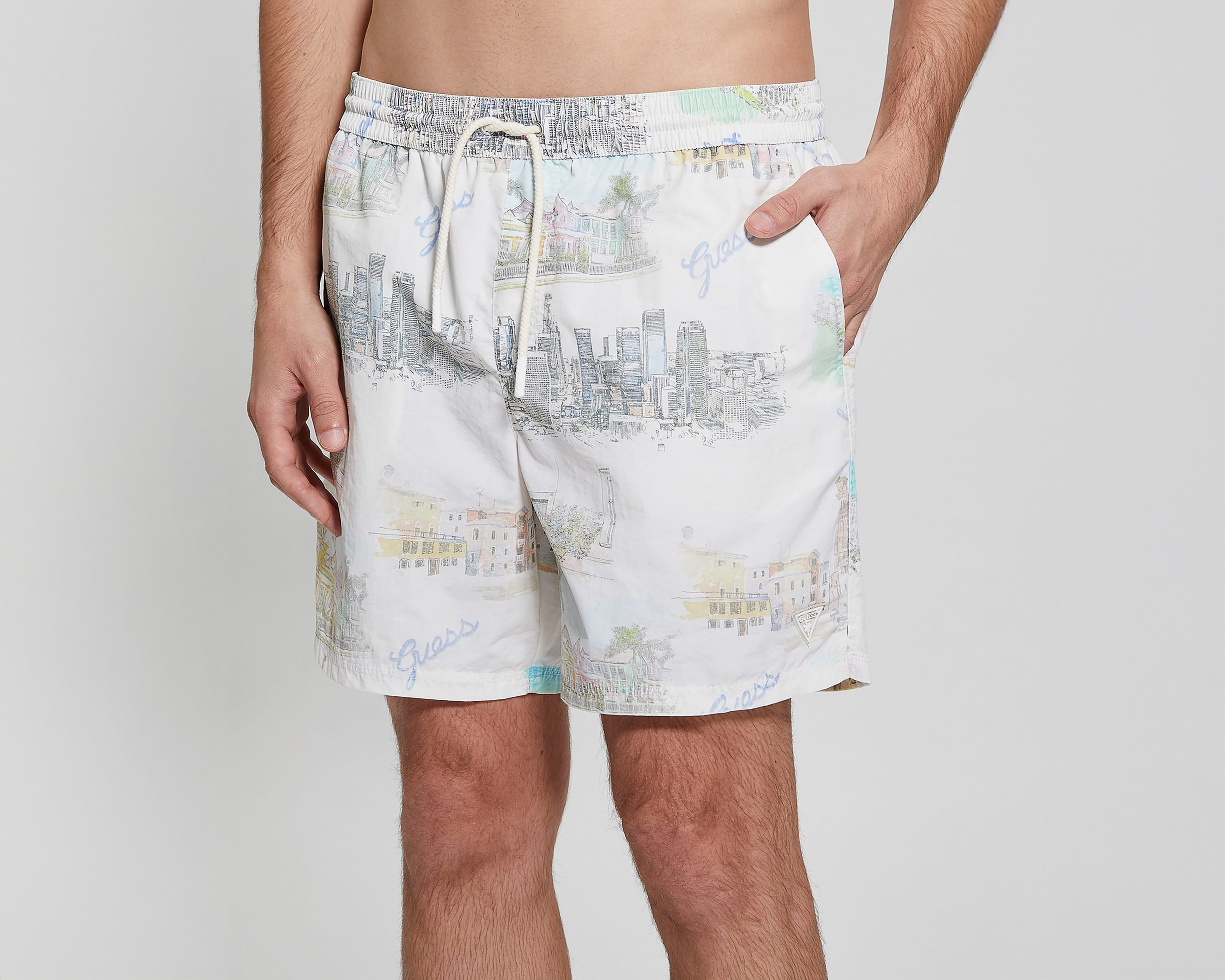 Foto 5 pulgar | Foto 4 | Traje de Baño Guess Estampado para Hombre