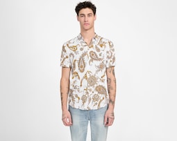 Camisa Casual Guess Regular Fit Estampado para Hombre