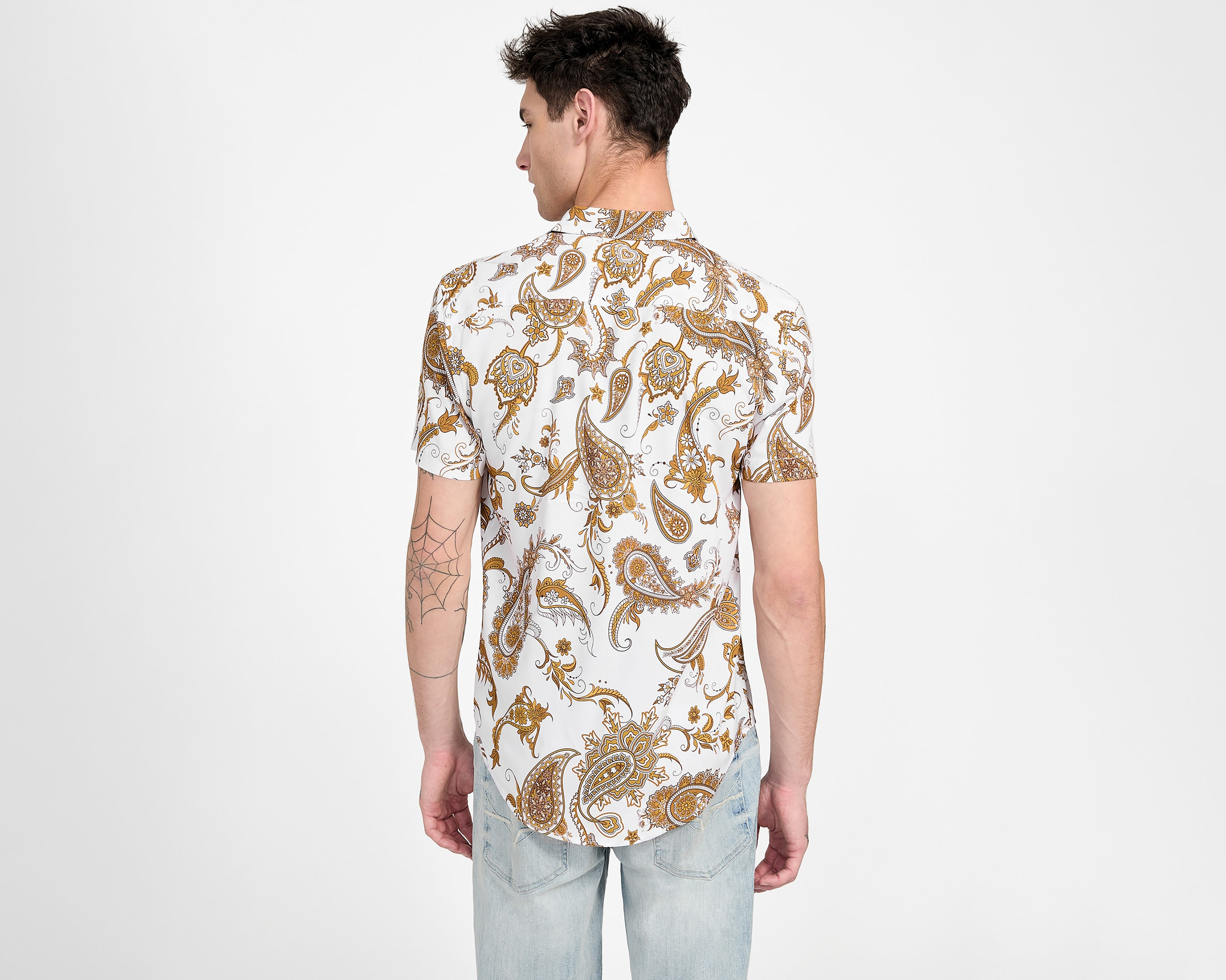 Foto 3 | Foto 3 | Camisa Casual Guess Regular Fit Estampado para Hombre