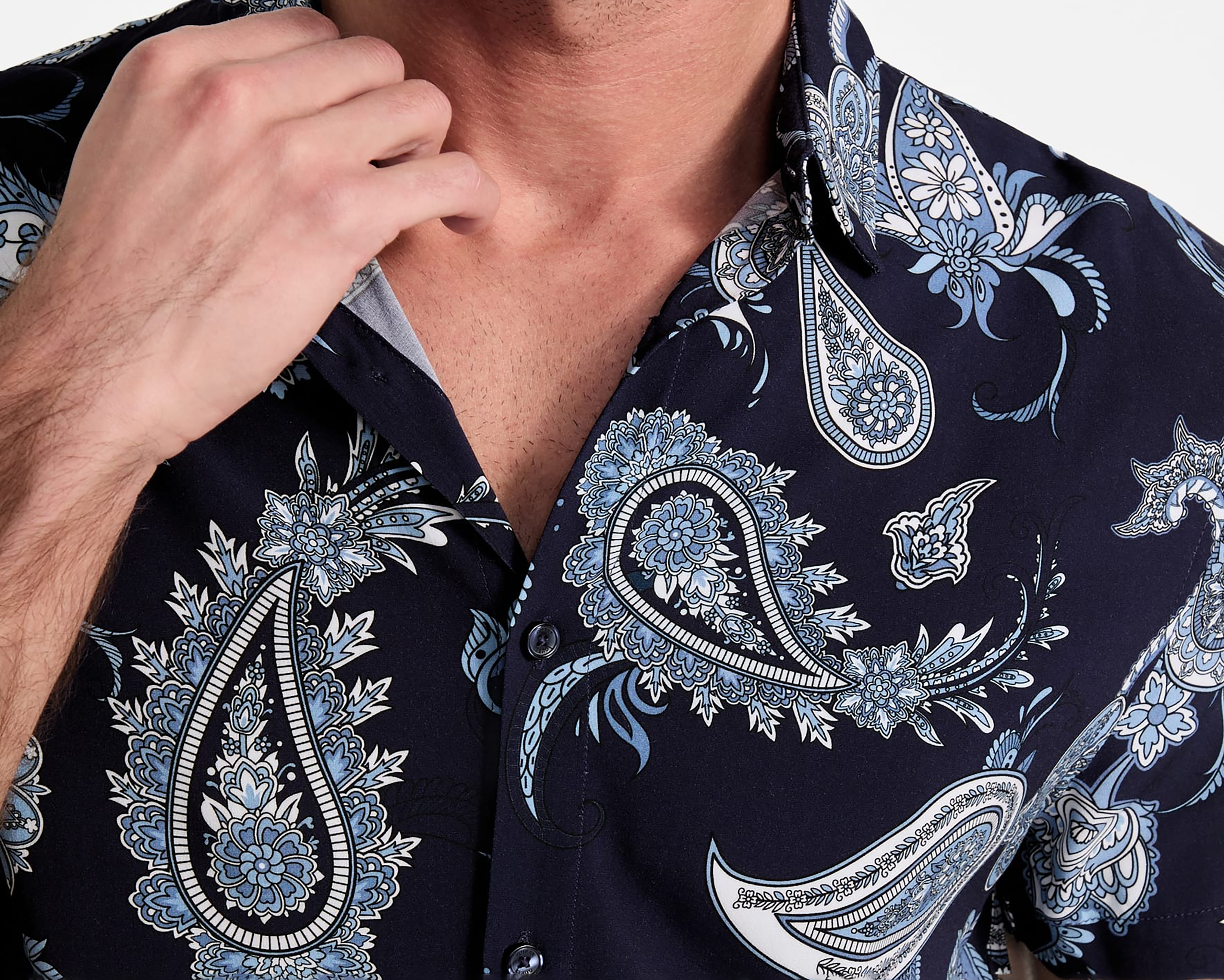 Foto 5 pulgar | Foto 4 | Camisa Casual Guess Regular Fit Estampado para Hombre