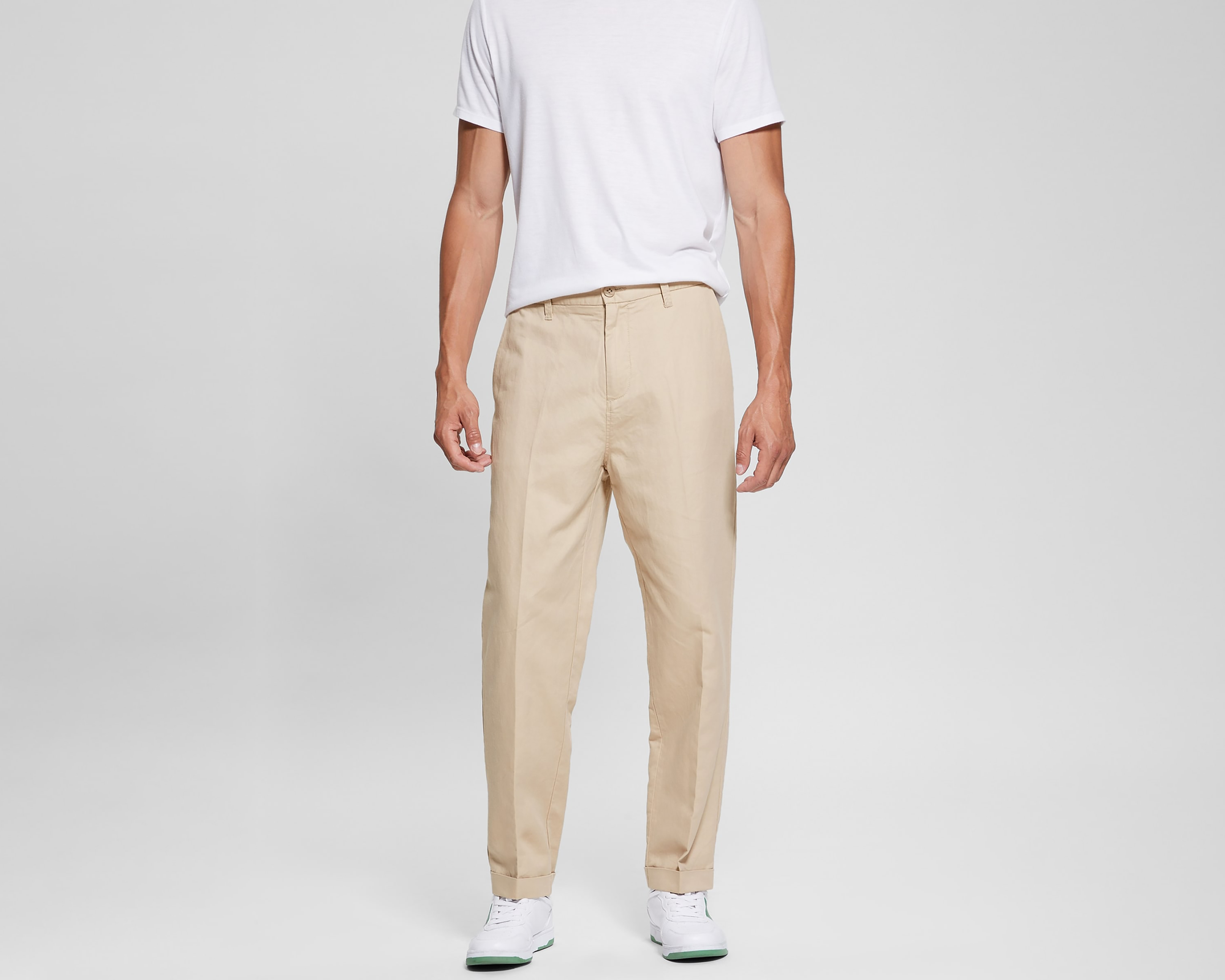 Foto 1 | Foto 1 | Pantalón Casual Guess Beige para Hombre