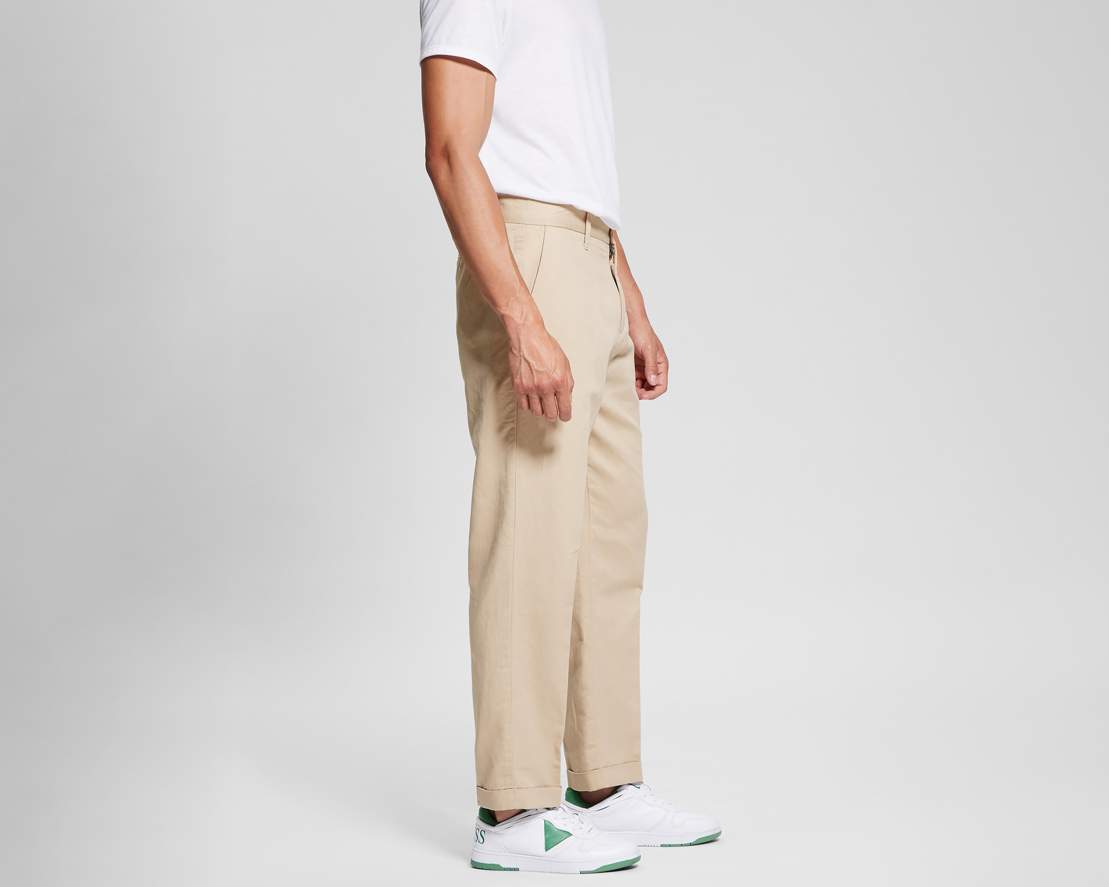 Foto 5 pulgar | Foto 4 | Pantalón Casual Guess Beige para Hombre