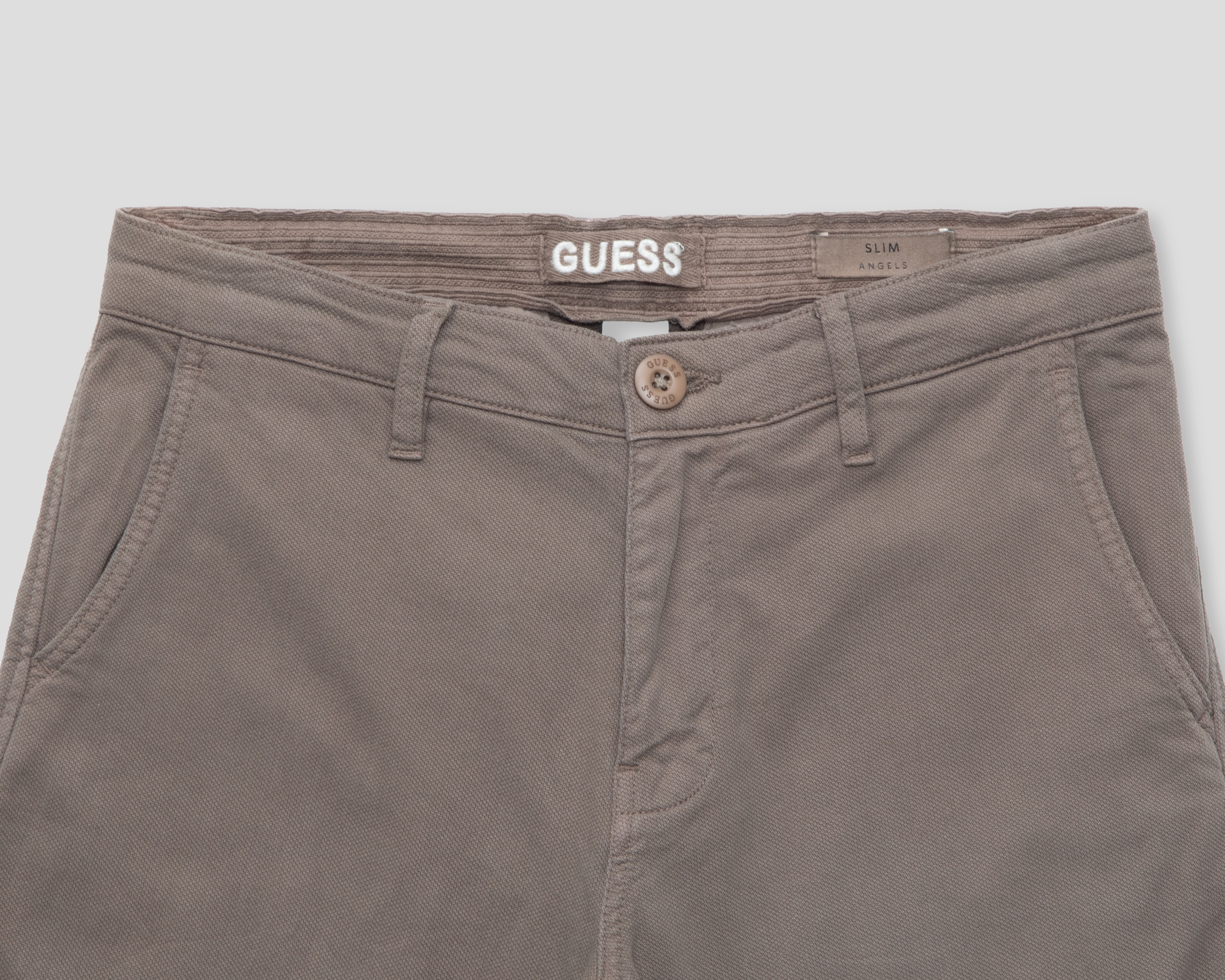 Foto 4 pulgar | Foto 3 | Pantalón de Gabardina Guess Slim para Hombre