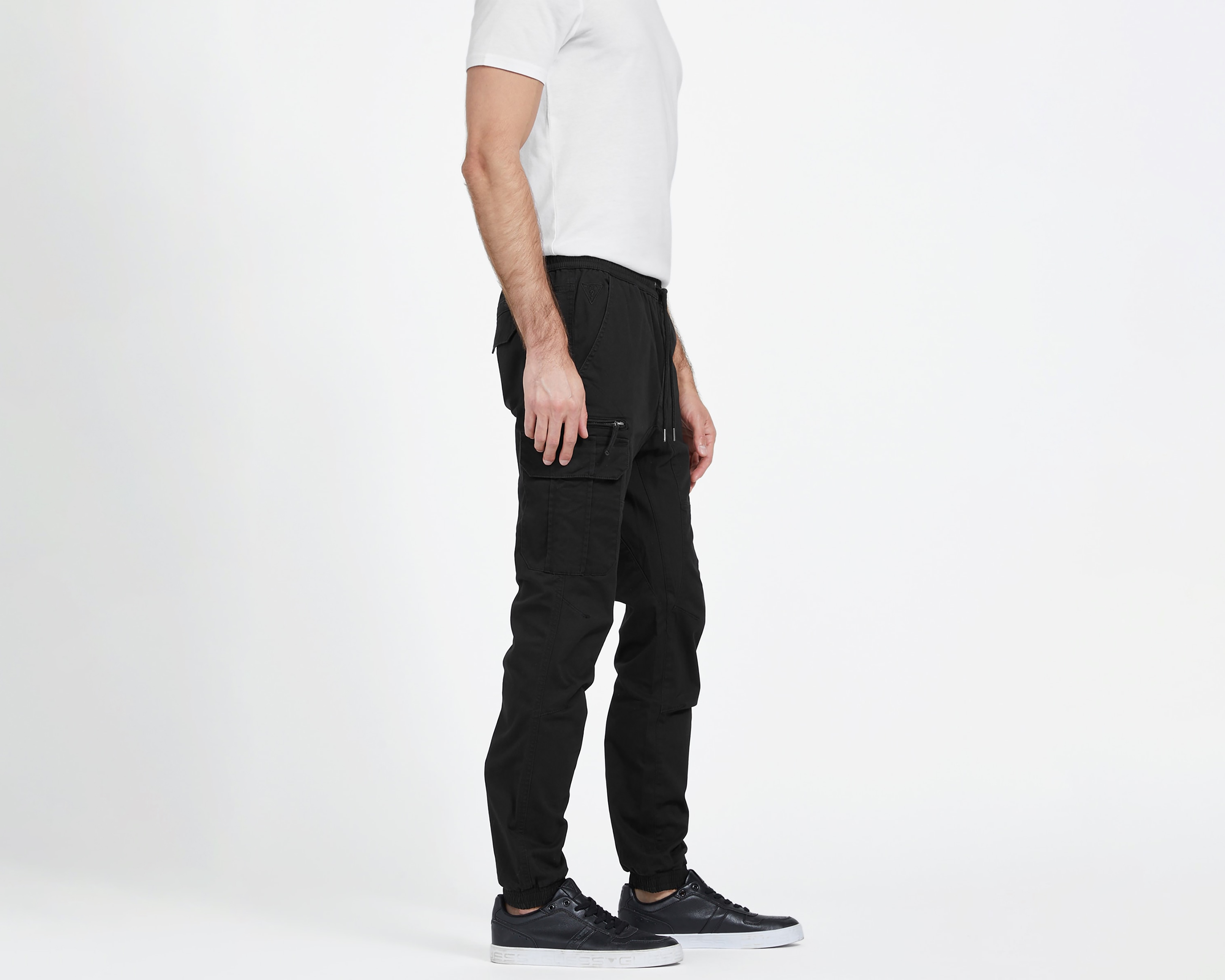 Foto 4 | Foto 4 | Jogger Guess Negro para Hombre