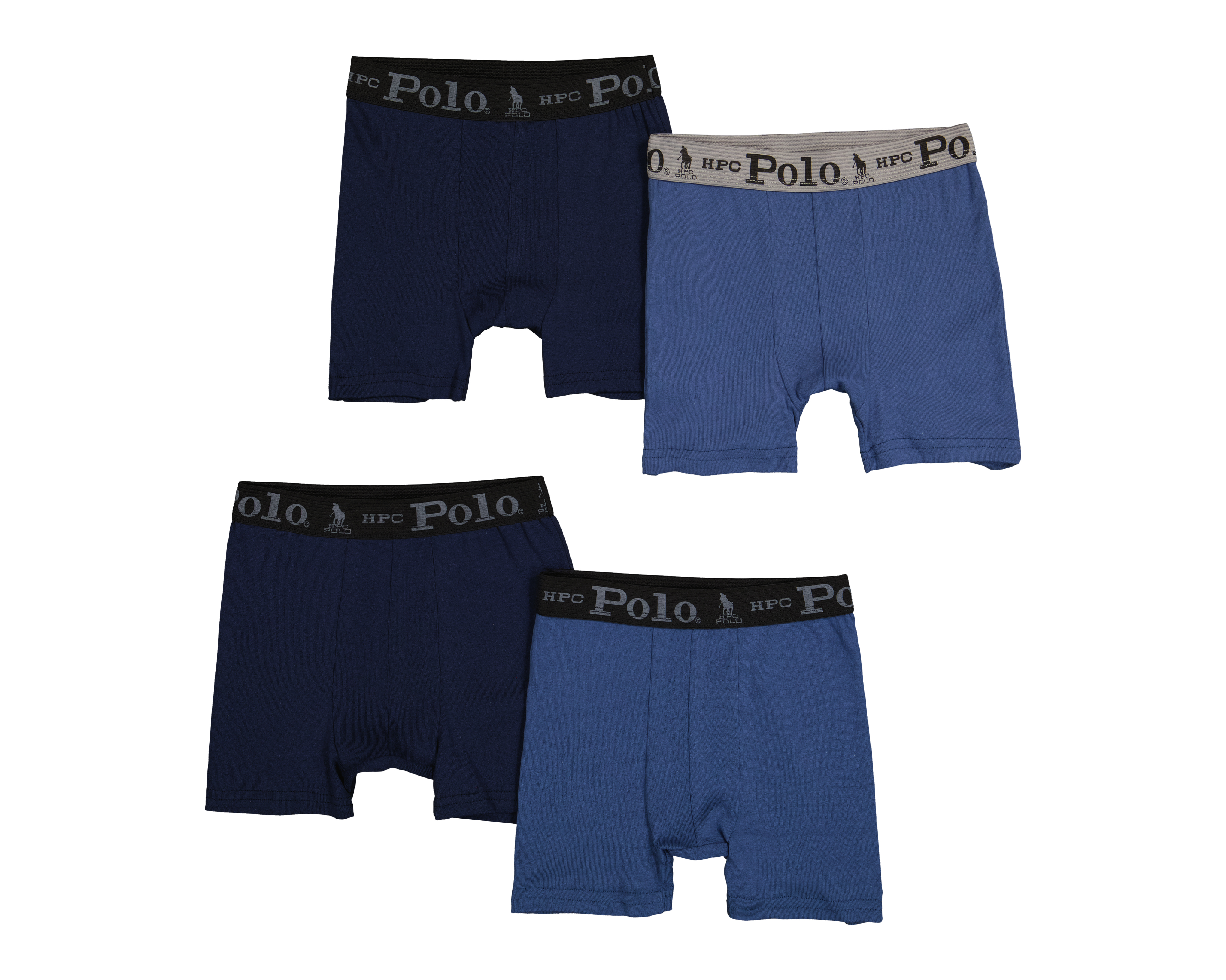 Bóxers Cortos HPC Polo para Hombre 4 Piezas