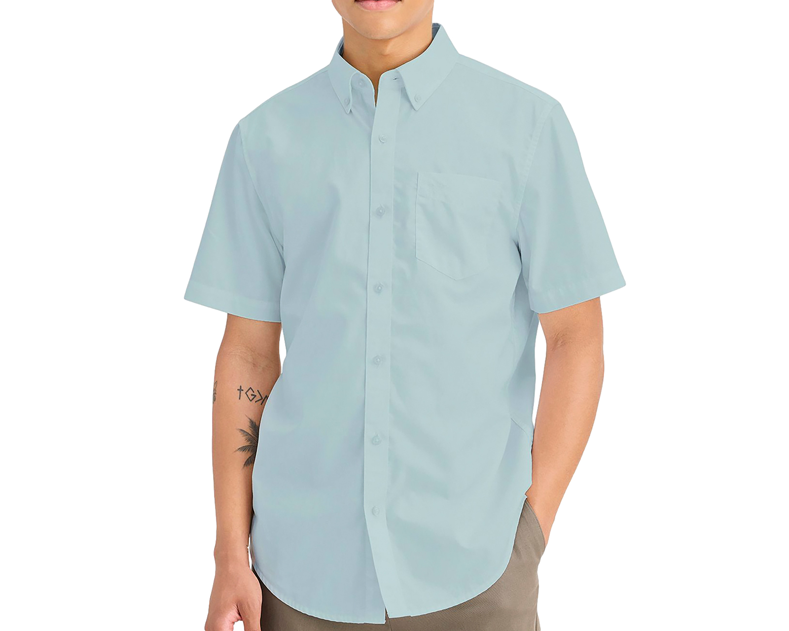 Foto 3 | Foto 3 | Camisa Casual de Algodón Dockers Regular Lisa para Hombre