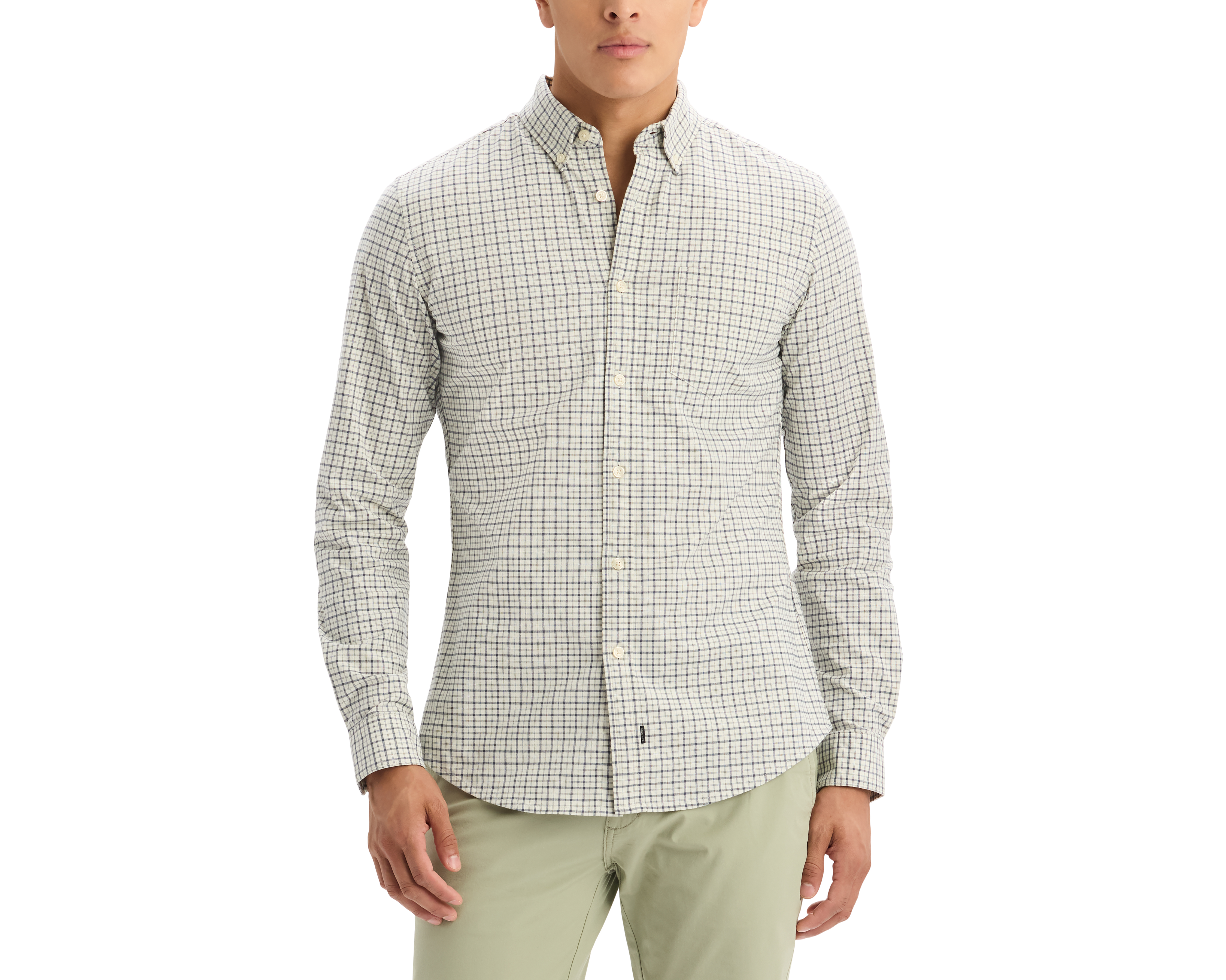 Foto 1 | Foto 1 | Camisa Casual de Algodón Dockers Slim Cuadrada para Hombre