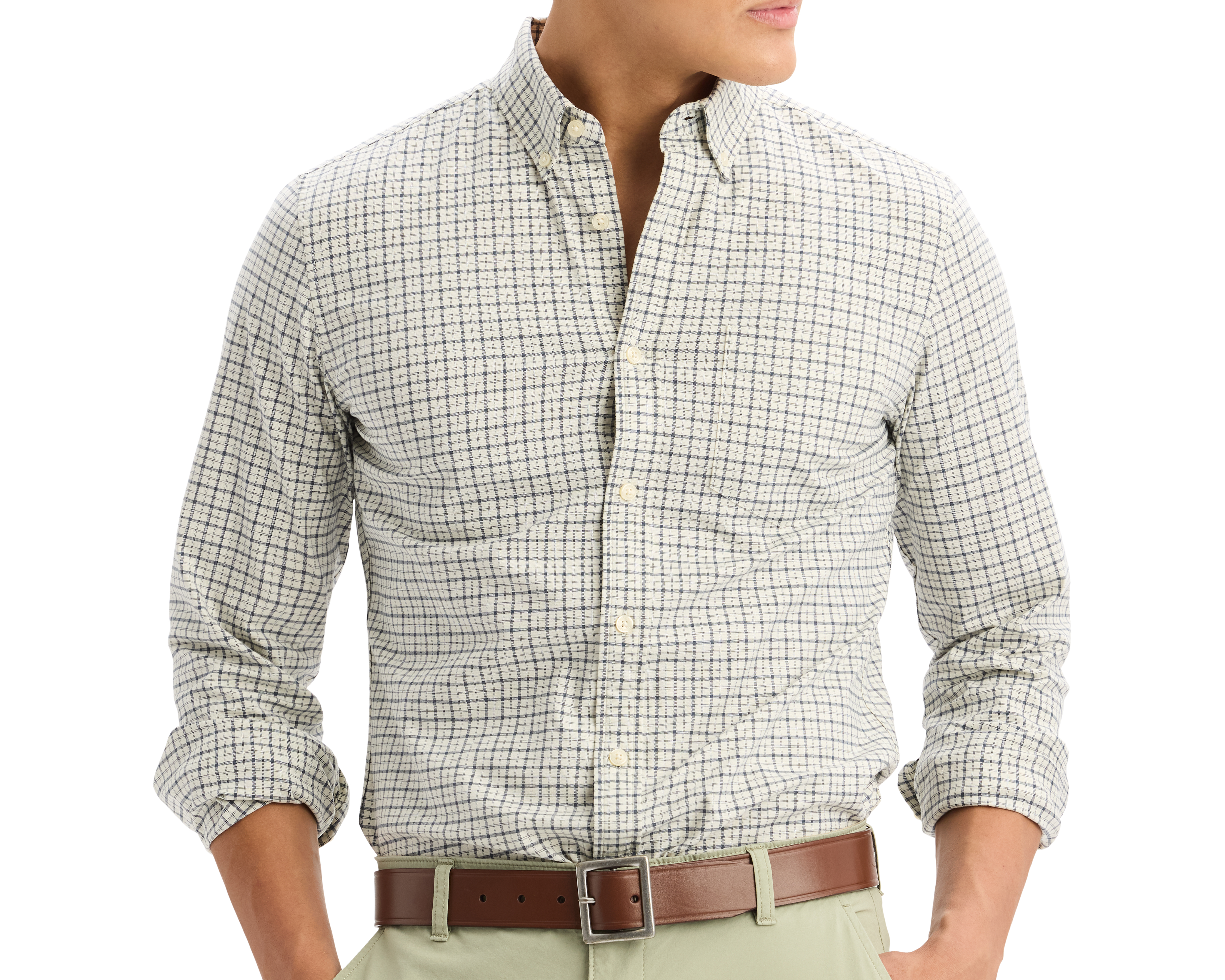 Foto 6 pulgar | Foto 5 | Camisa Casual de Algodón Dockers Slim Cuadrada para Hombre