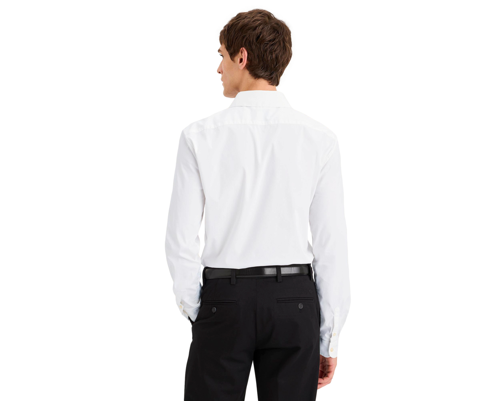 Foto 2 | Foto 2 | Camisa Casual Dockers Slim Blanca para Hombre