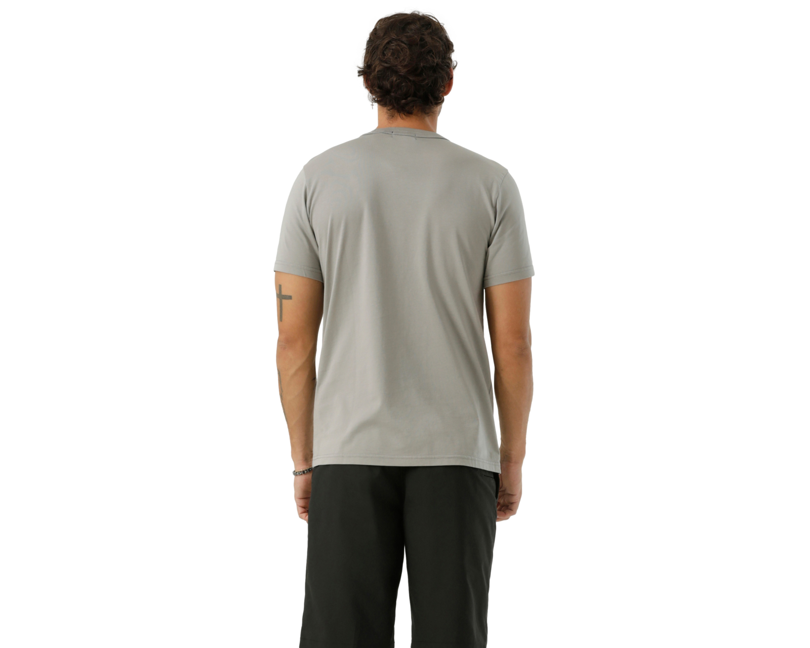 Foto 3 | Foto 3 | Playera de Cuello Redondo Gris Dockers para Hombre