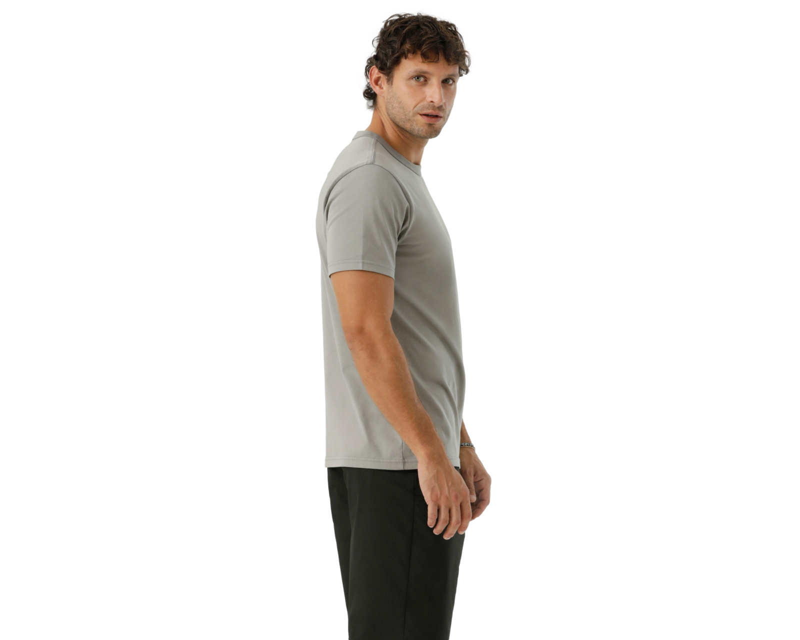 Foto 4 | Foto 4 | Playera de Cuello Redondo Gris Dockers para Hombre