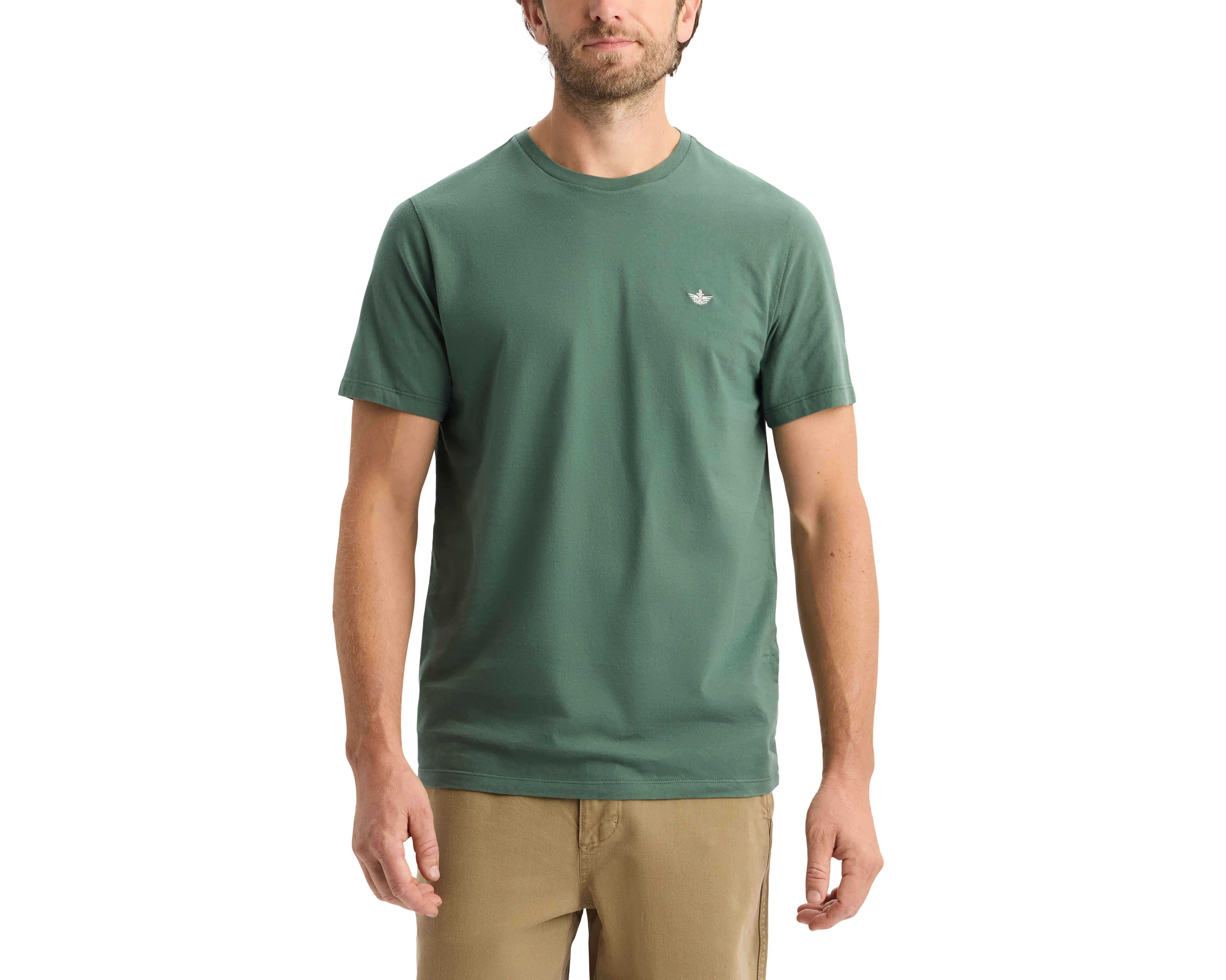 Foto 1 | Foto 1 | Playera de Cuello Redondo Verde Dockers para Hombre