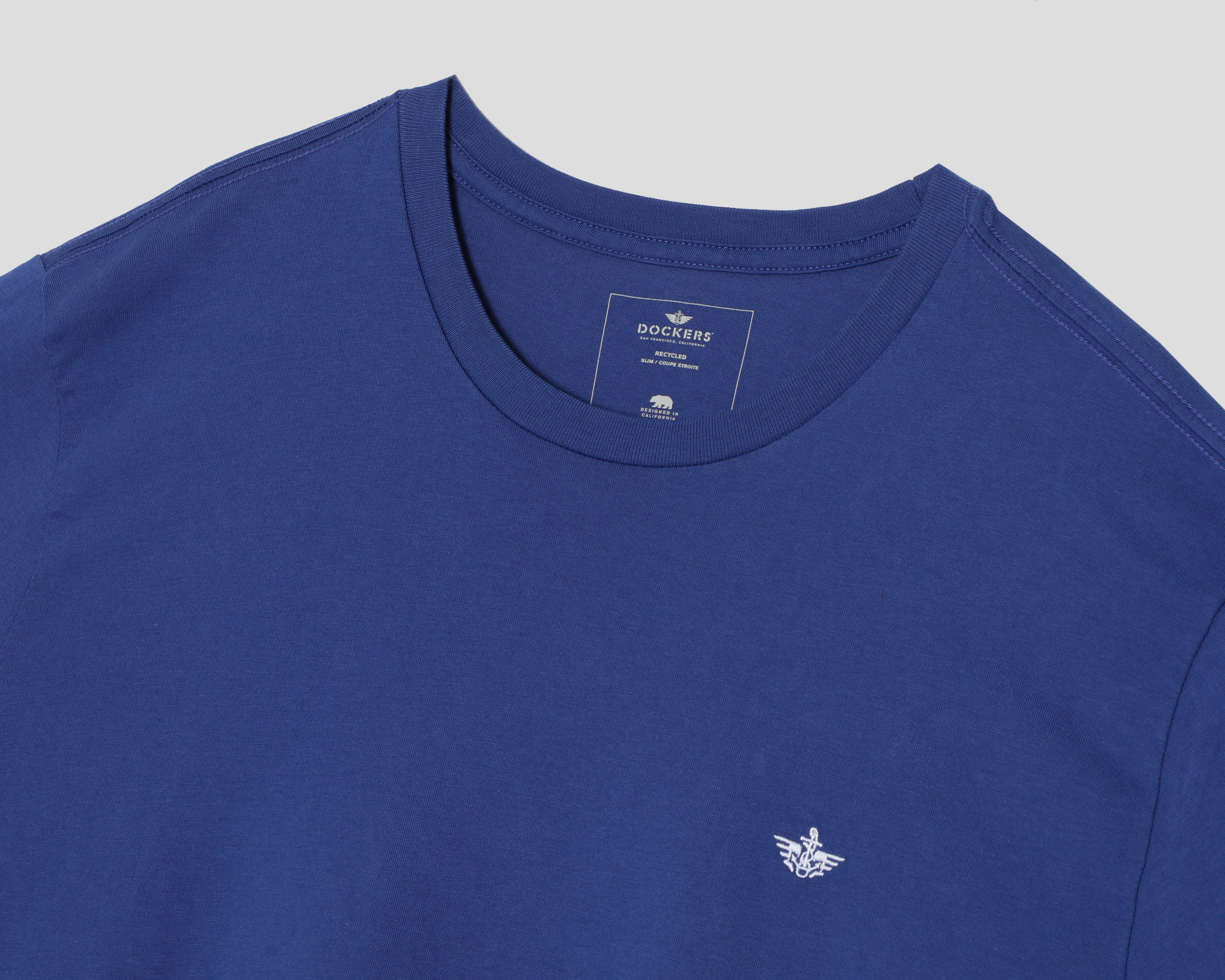 Foto 3 | Foto 3 | Playera de Cuello Redondo Azul Dockers para Hombre