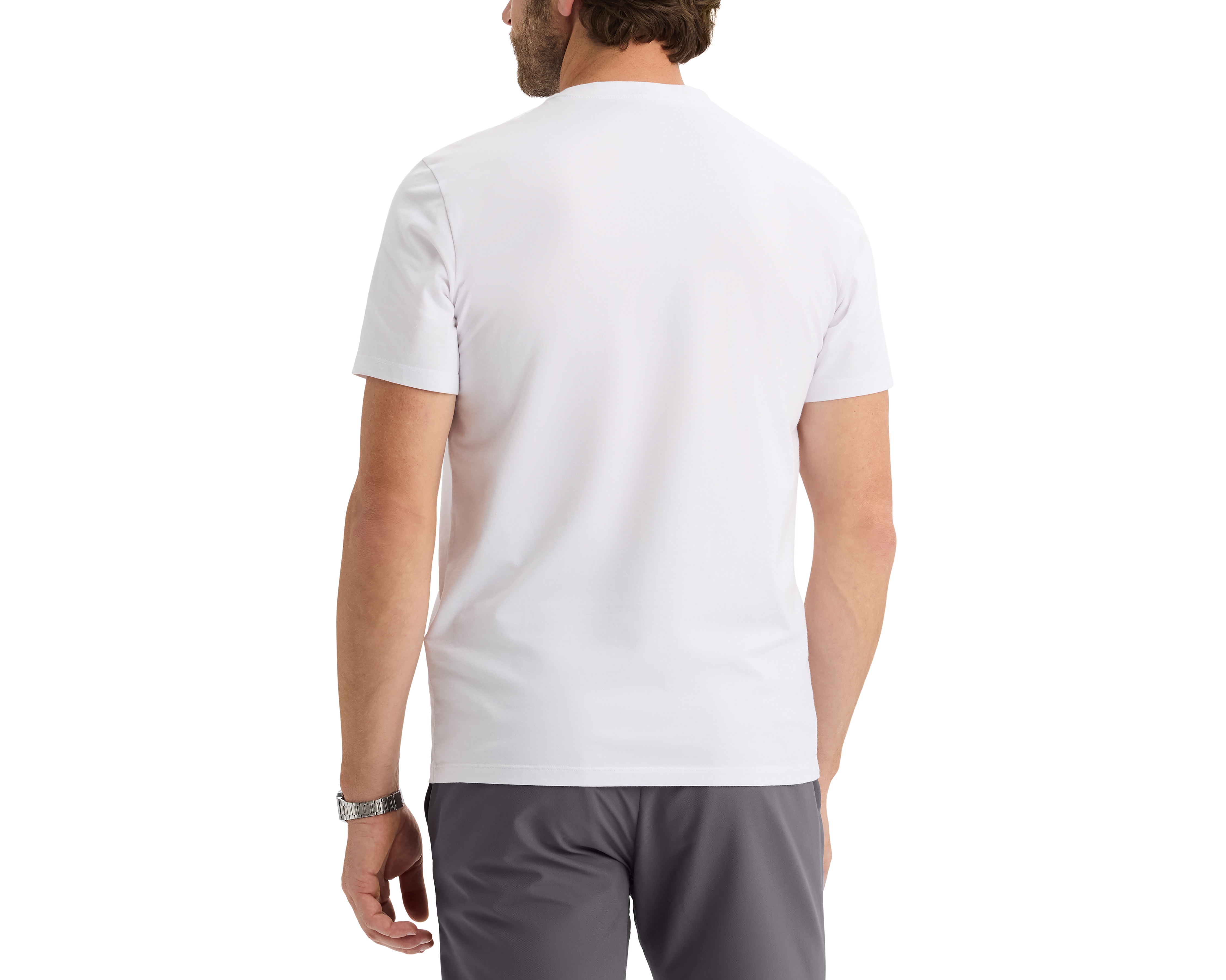 Foto 3 | Foto 3 | Playera de Cuello Redondo Blanca Dockers para Hombre