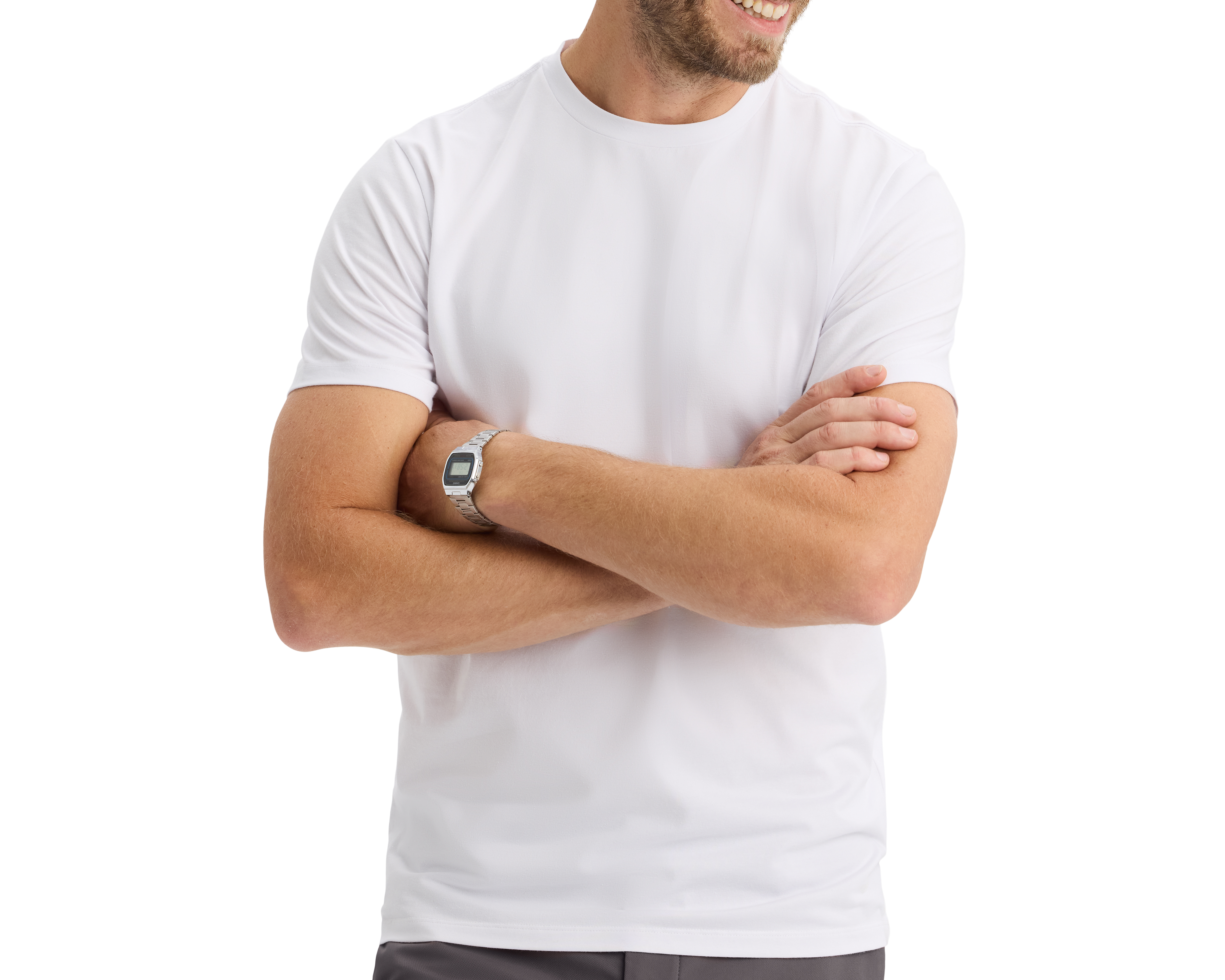 Foto 5 | Foto 5 | Playera de Cuello Redondo Blanca Dockers para Hombre