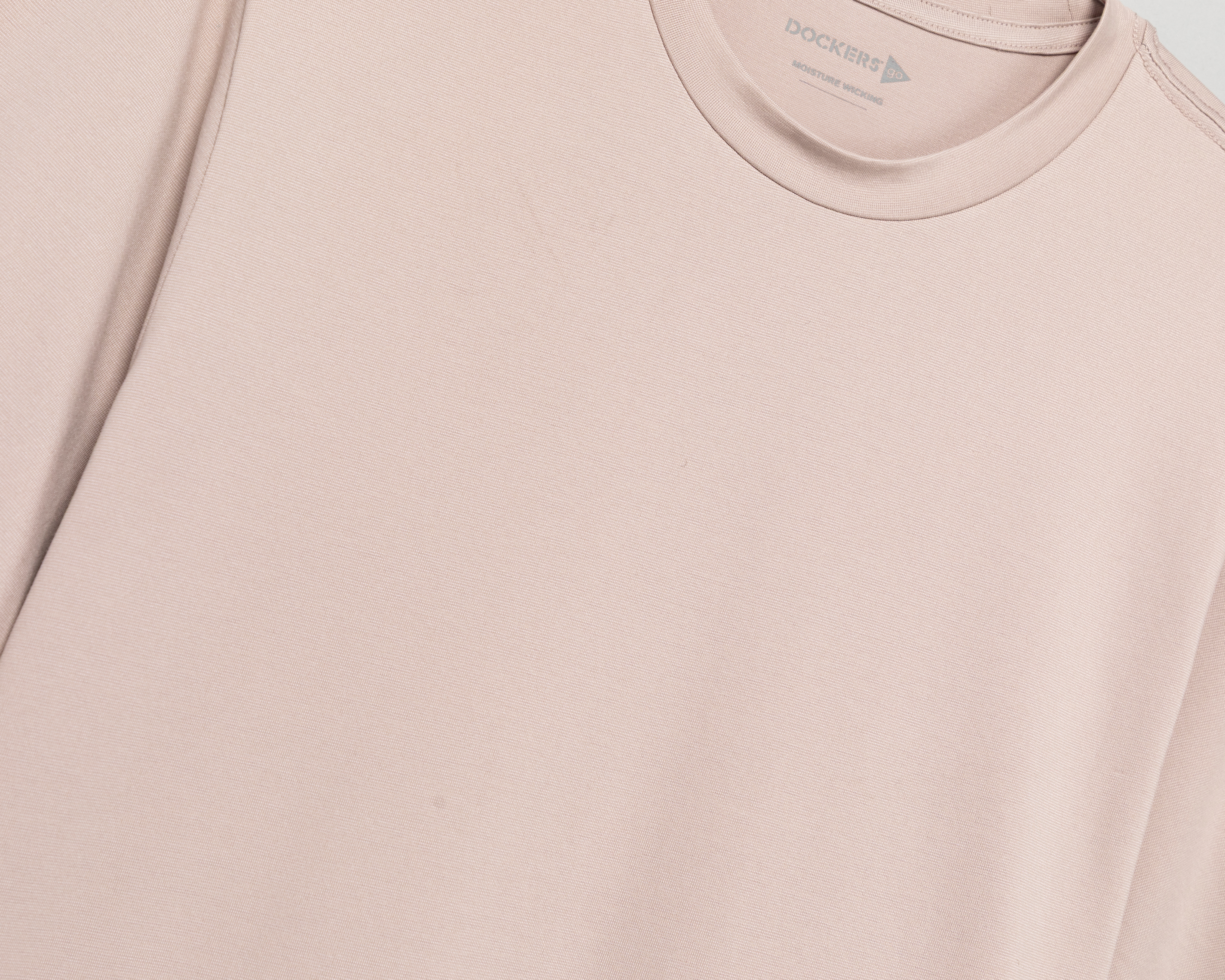 Foto 4 pulgar | Foto 3 | Playera de Cuello Redondo Rosa Dockers para Hombre