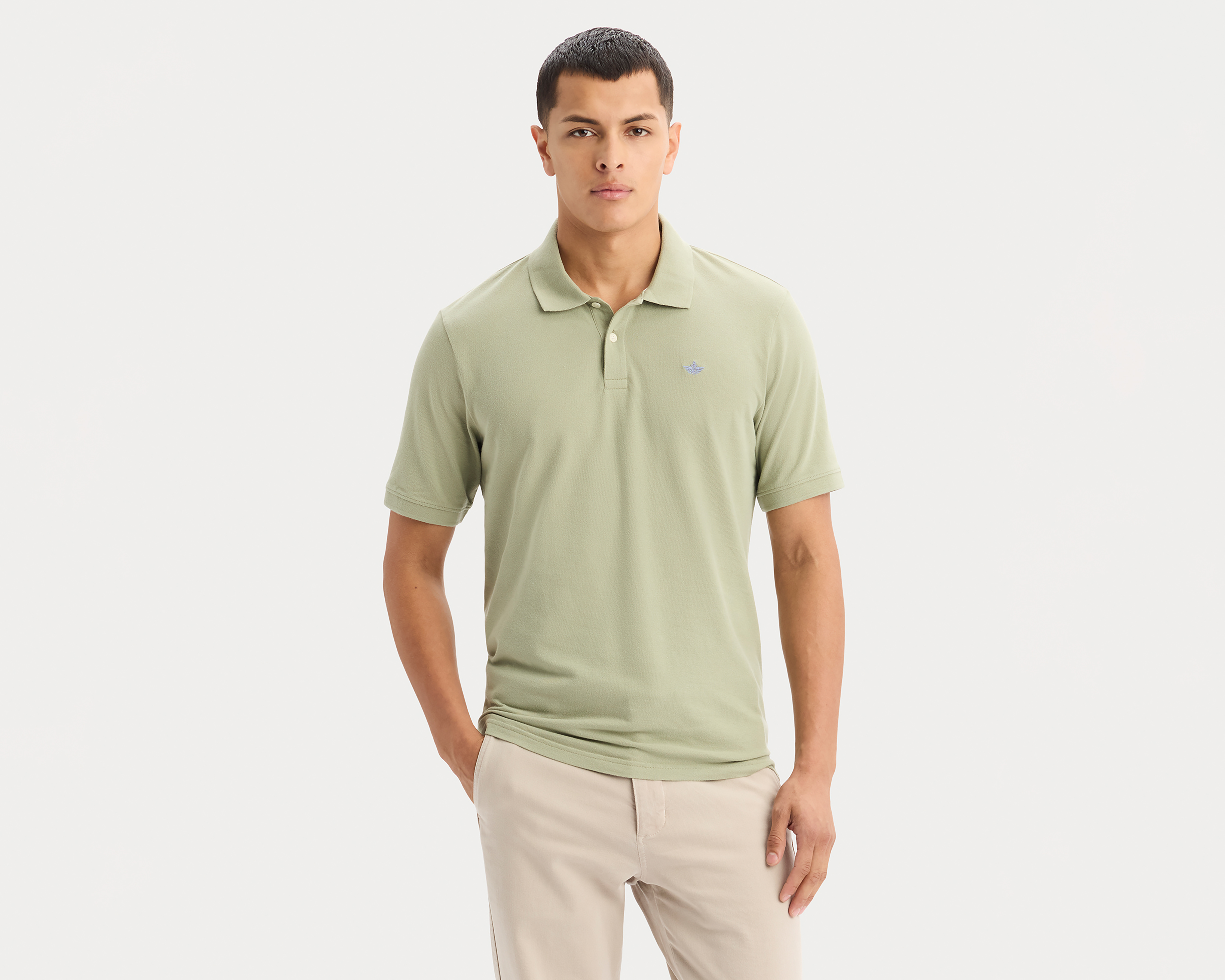 Foto 1 | Foto 1 | Playera Polo Verde Dockers para Hombre